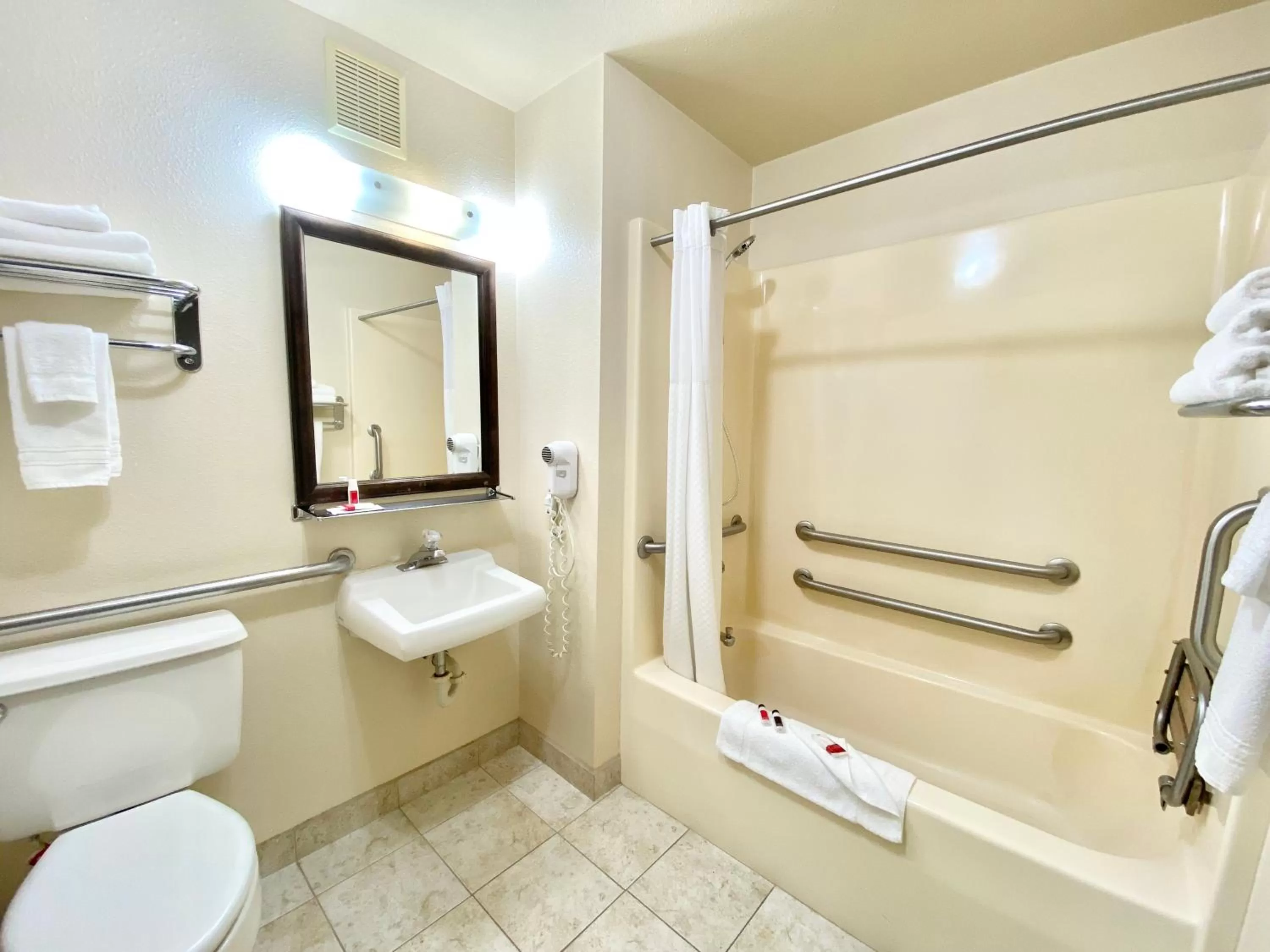 Shower in Super 8 by Wyndham Butte MT