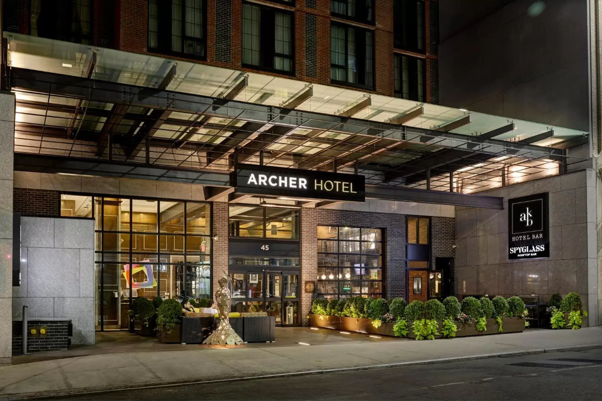Property building in Archer Hotel New York