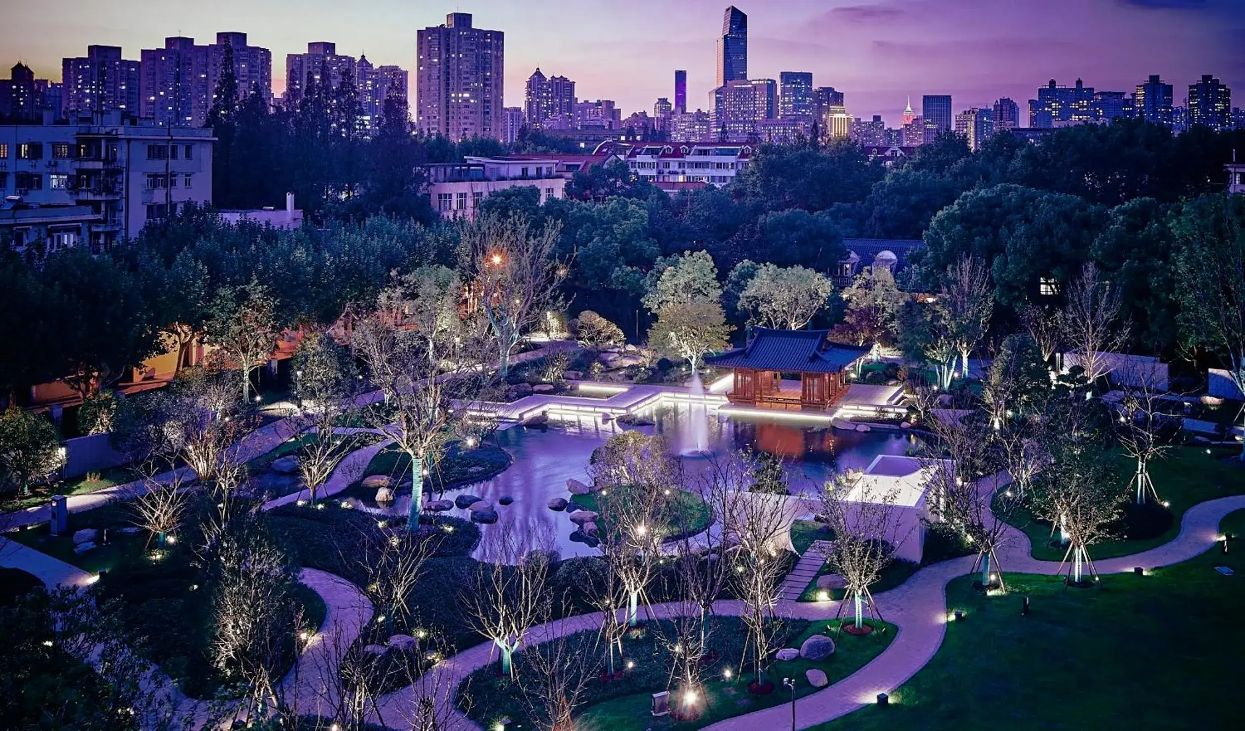 Bird's-eye View in Juss Hengshan HotelFormer Regal International East Asia Hotel