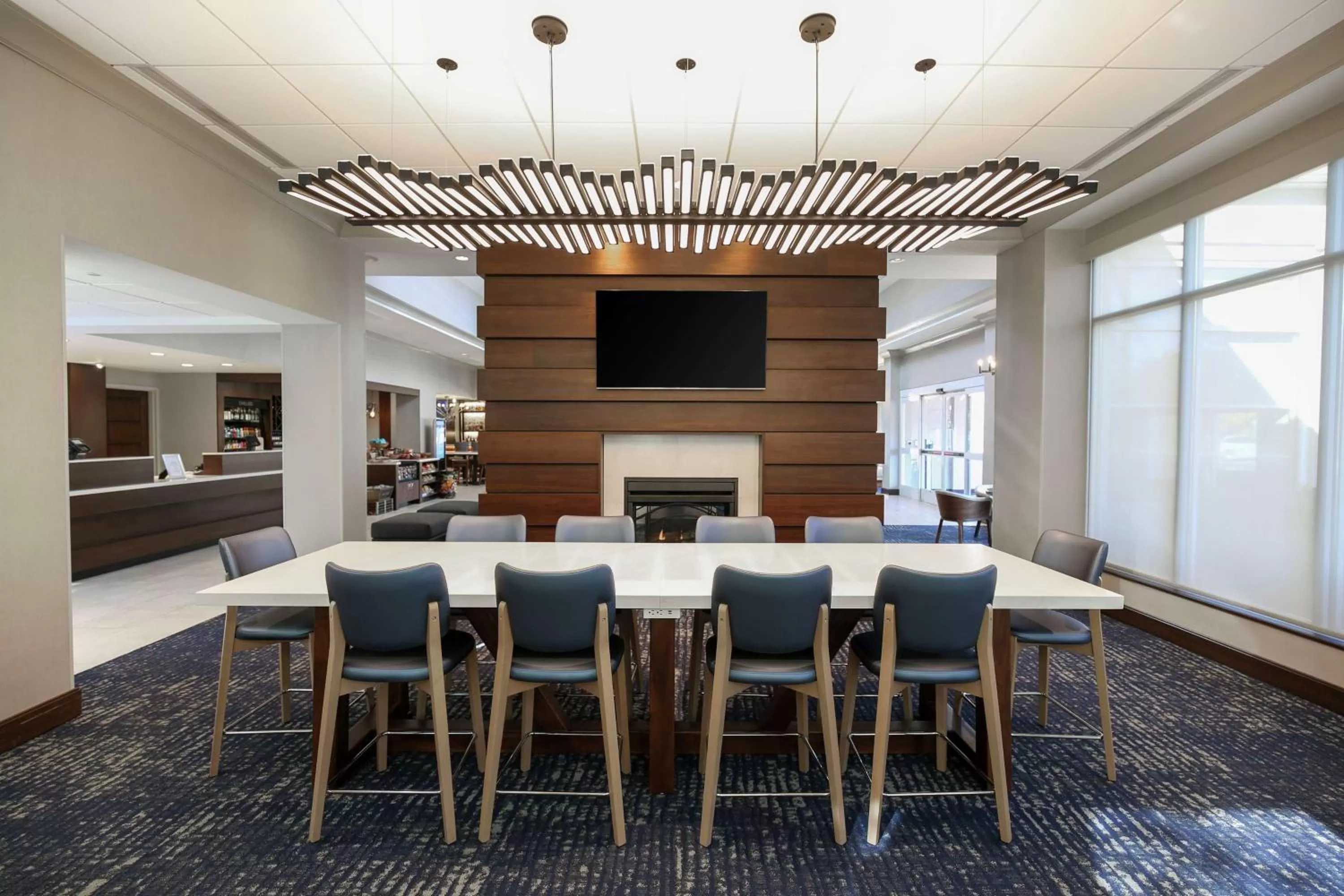 Lobby or reception in Hilton Garden Inn Melville