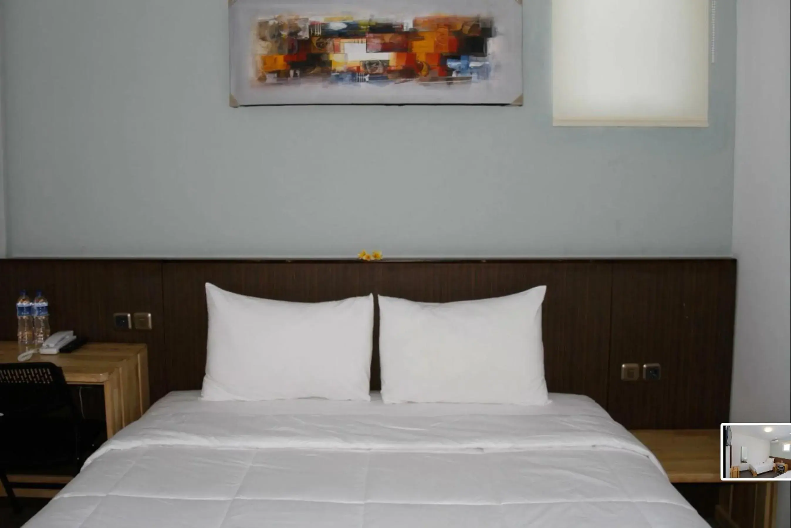 Bed in Duo Legian Hotel