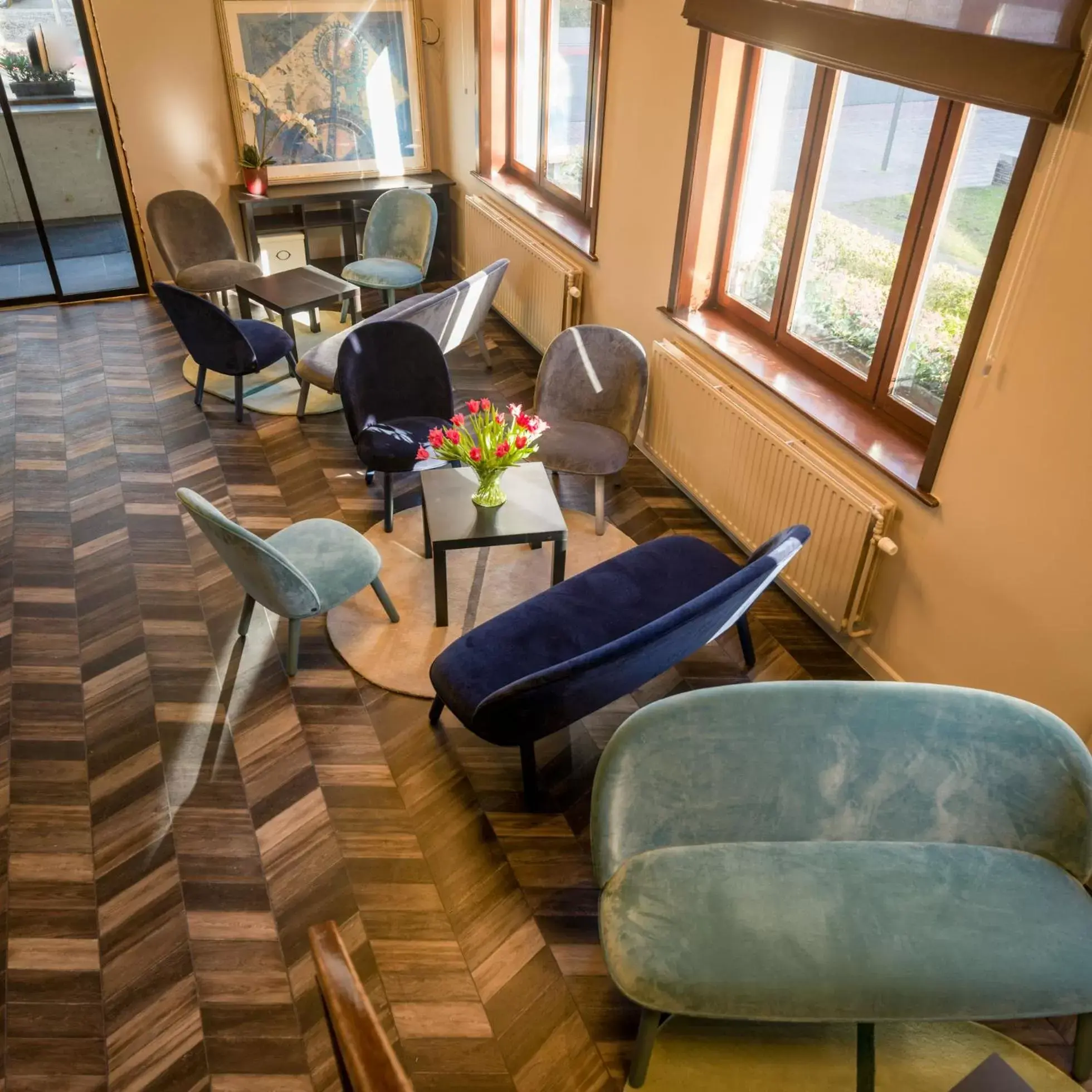 Lounge or bar, Seating Area in Hotel Olympia in Bruges