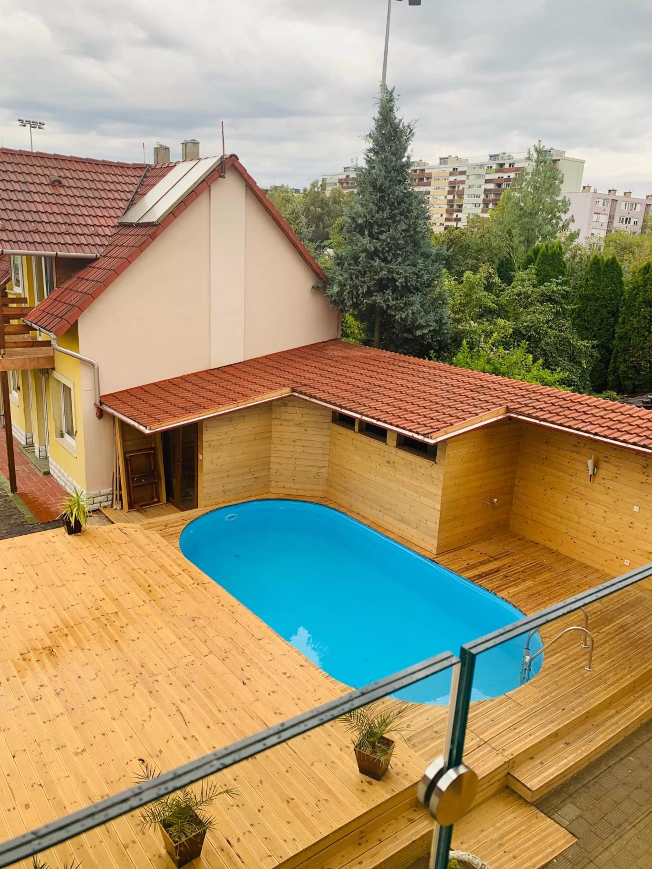Swimming pool in Egria Apartments
