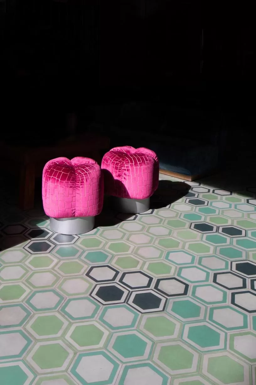 Seating area in Hotel Blu di Te