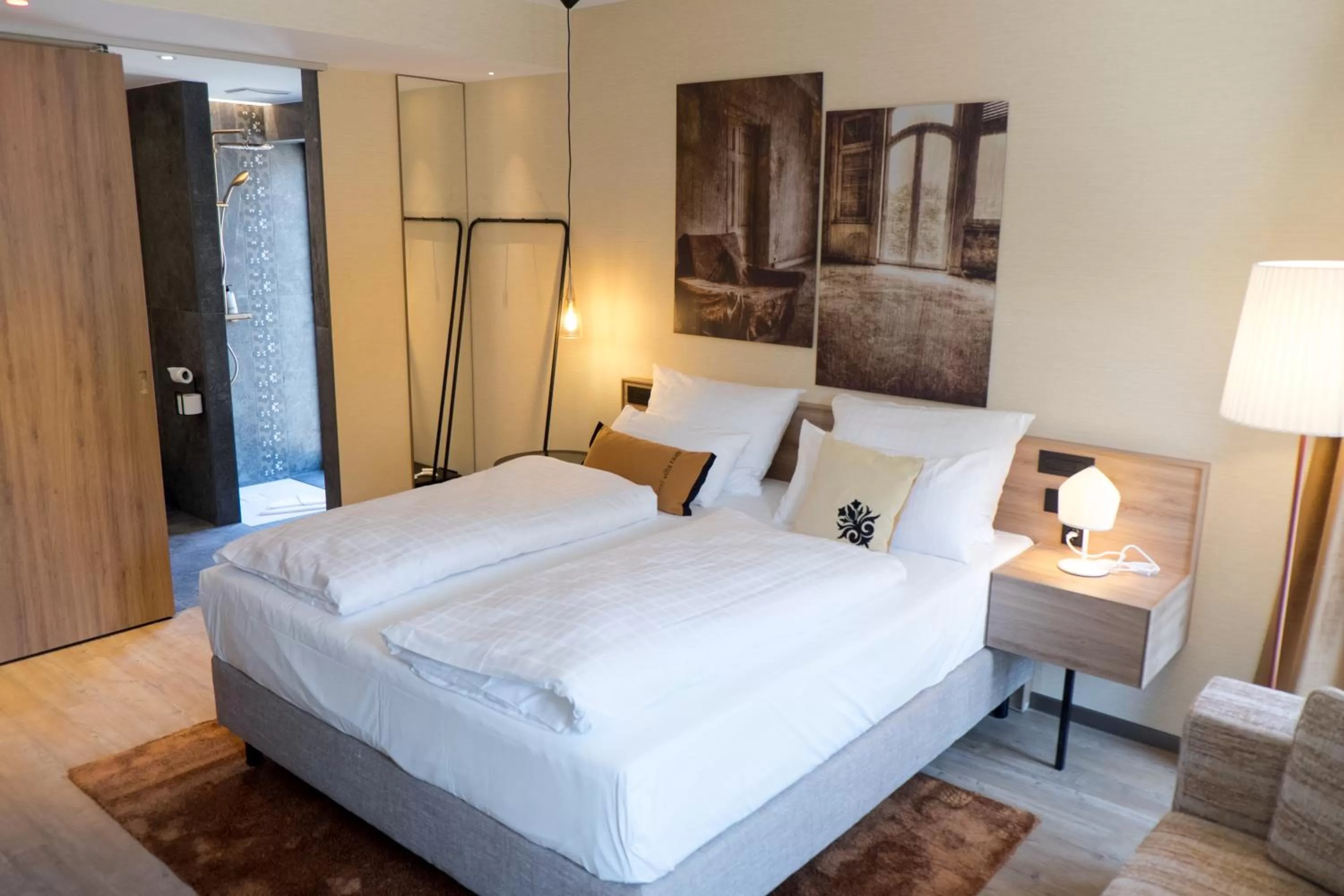 Bedroom, Bed in hôtel villa raab