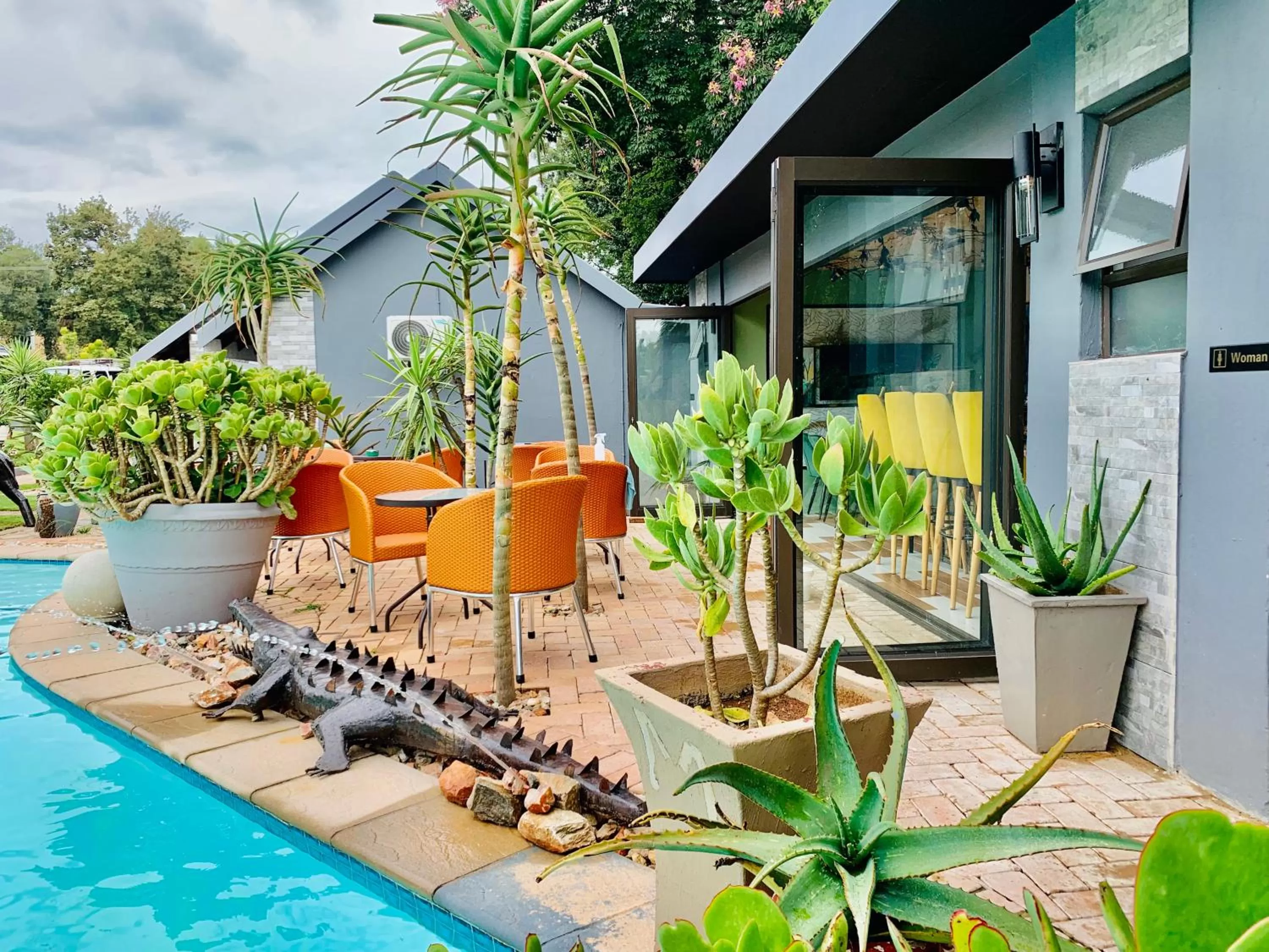 Internal: Not applicable to any particular room, Pool View in 24 On Basil Inventive suites