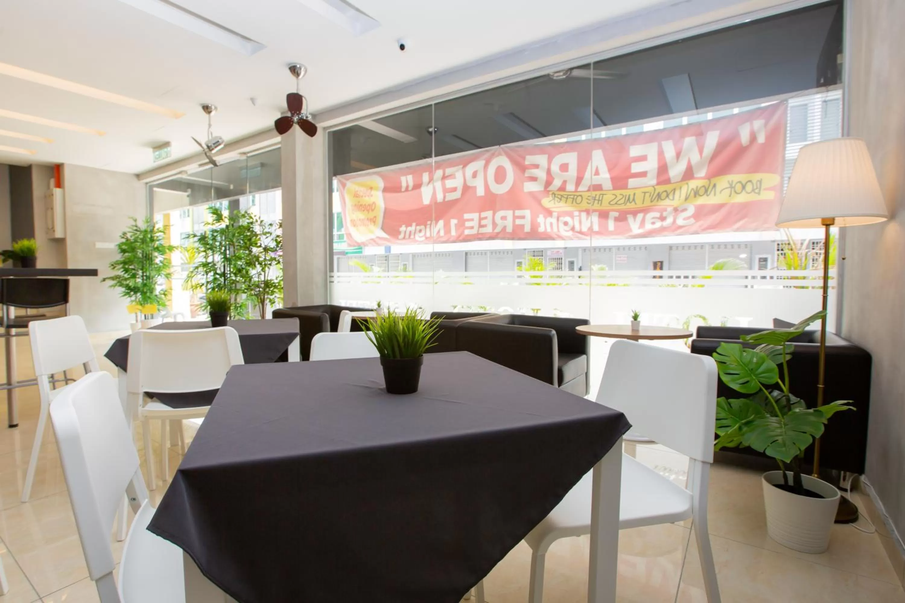 Seating area in 1 Hotel Signature