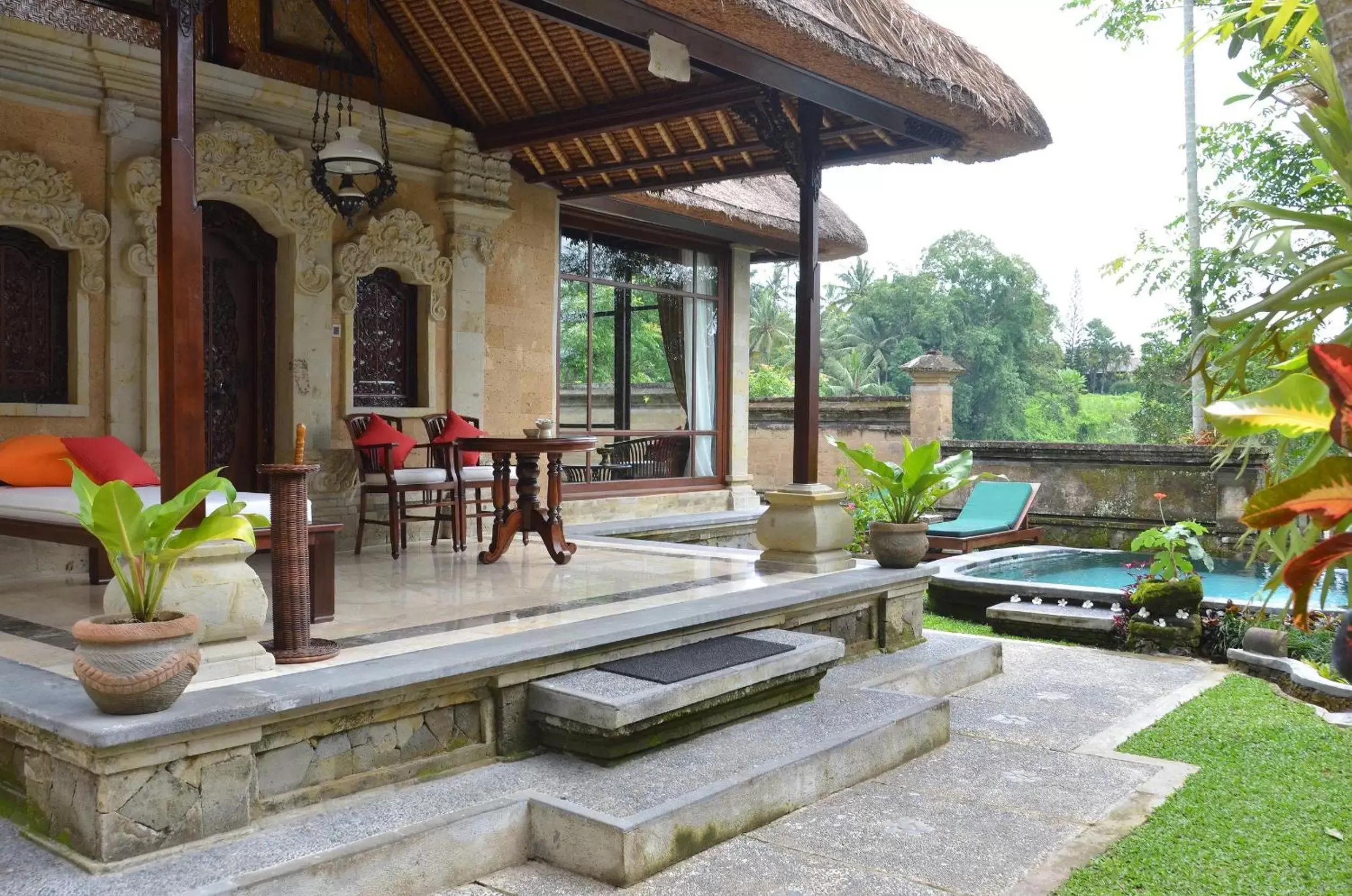 Balcony/Terrace, Swimming Pool in Pita Maha Resort & Spa