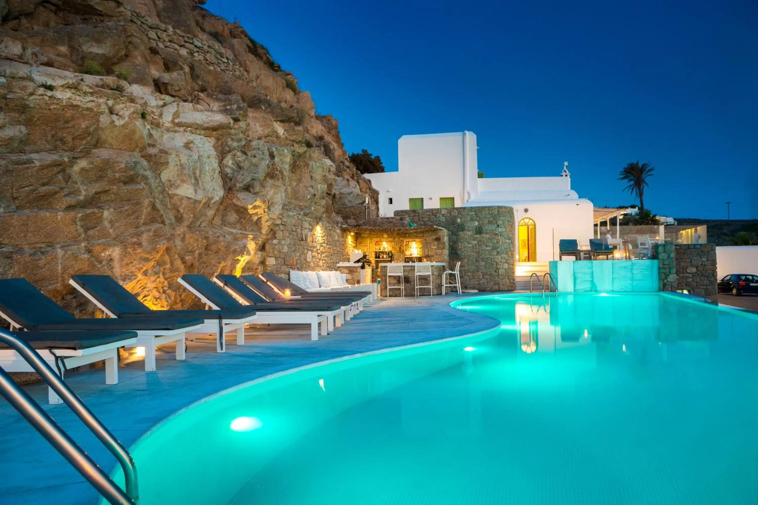Swimming pool in Mykonos Beach Hotel
