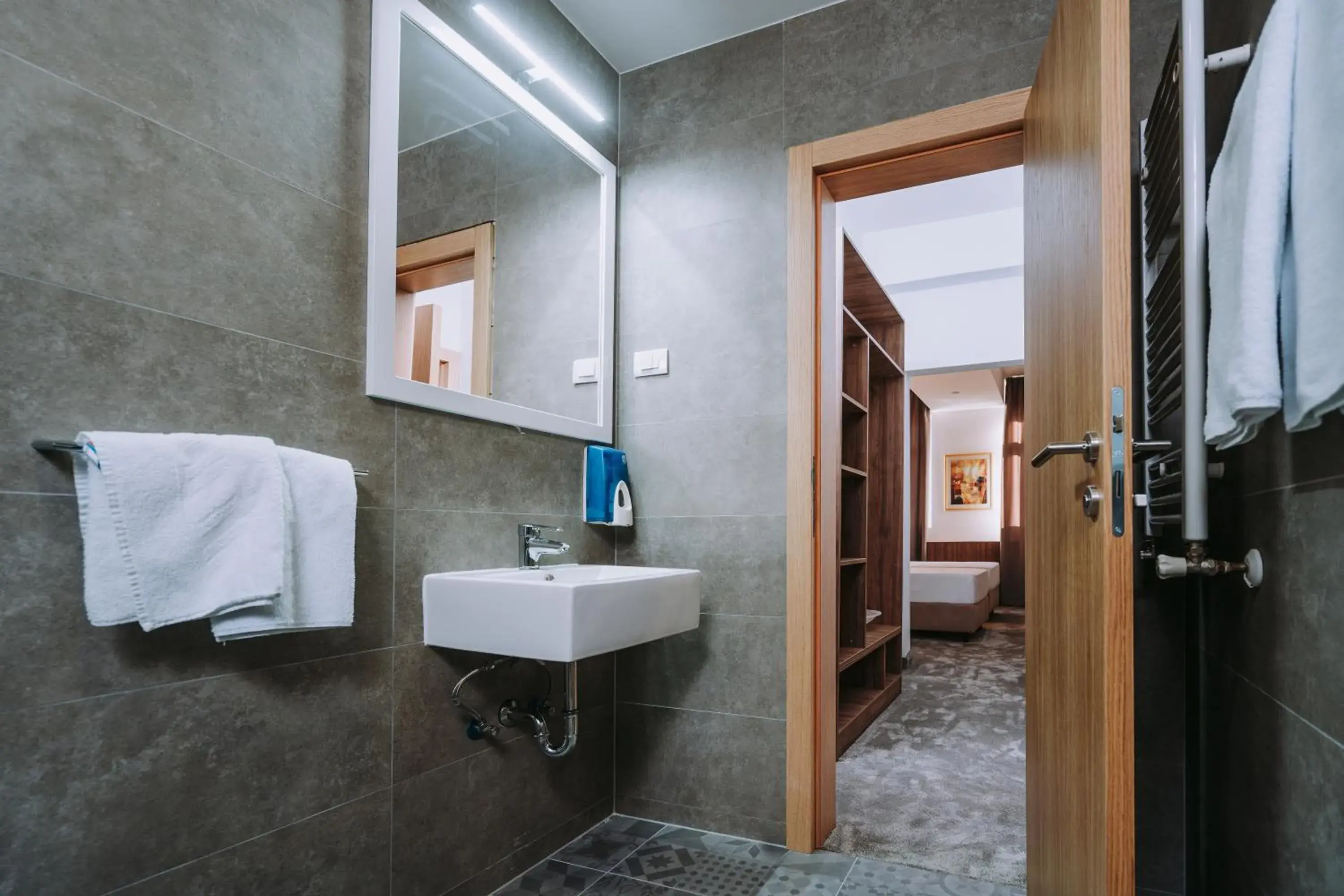 Bathroom in Hotel Sliško