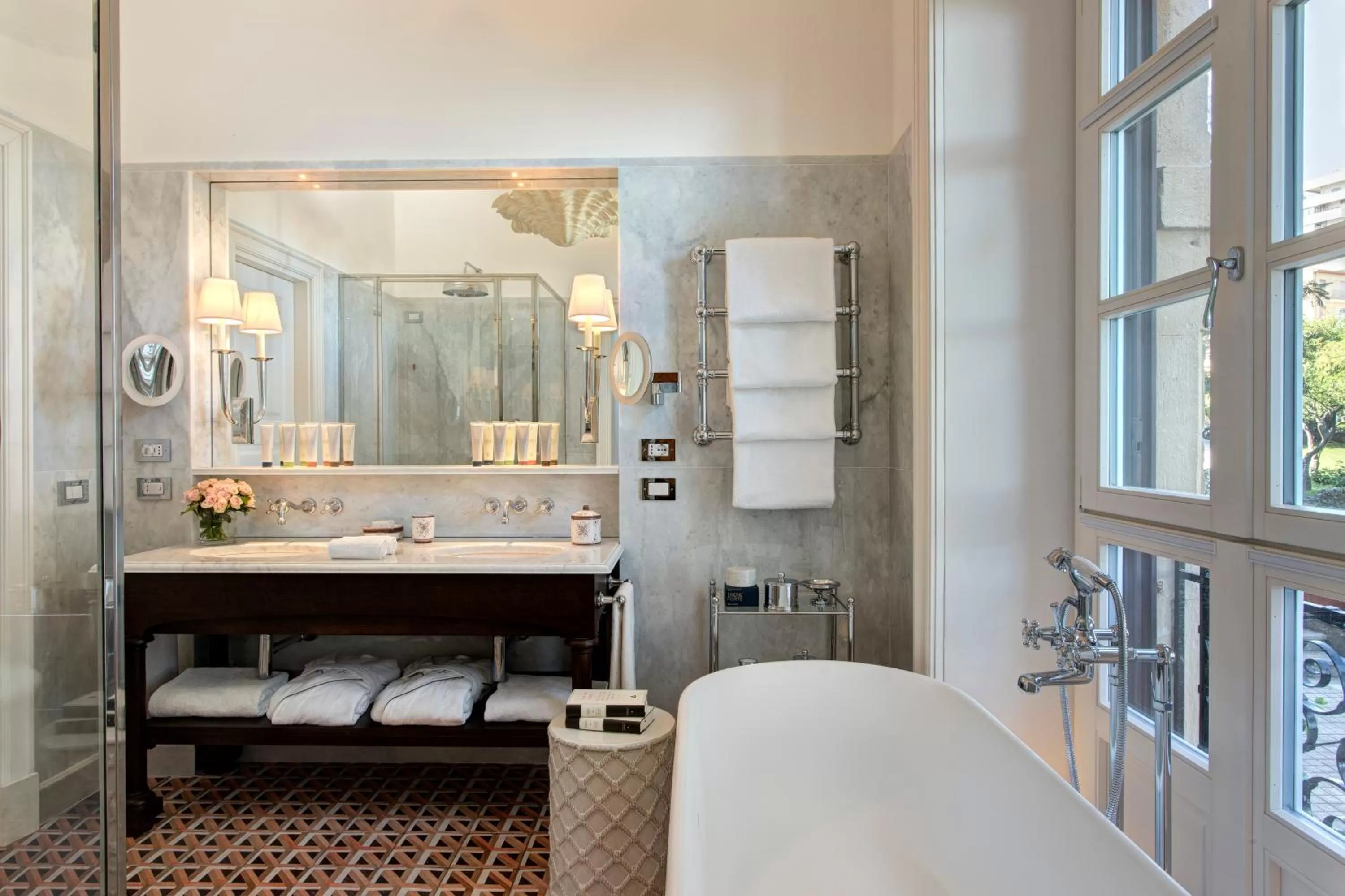 Bathroom in Rocco Forte Villa Igiea