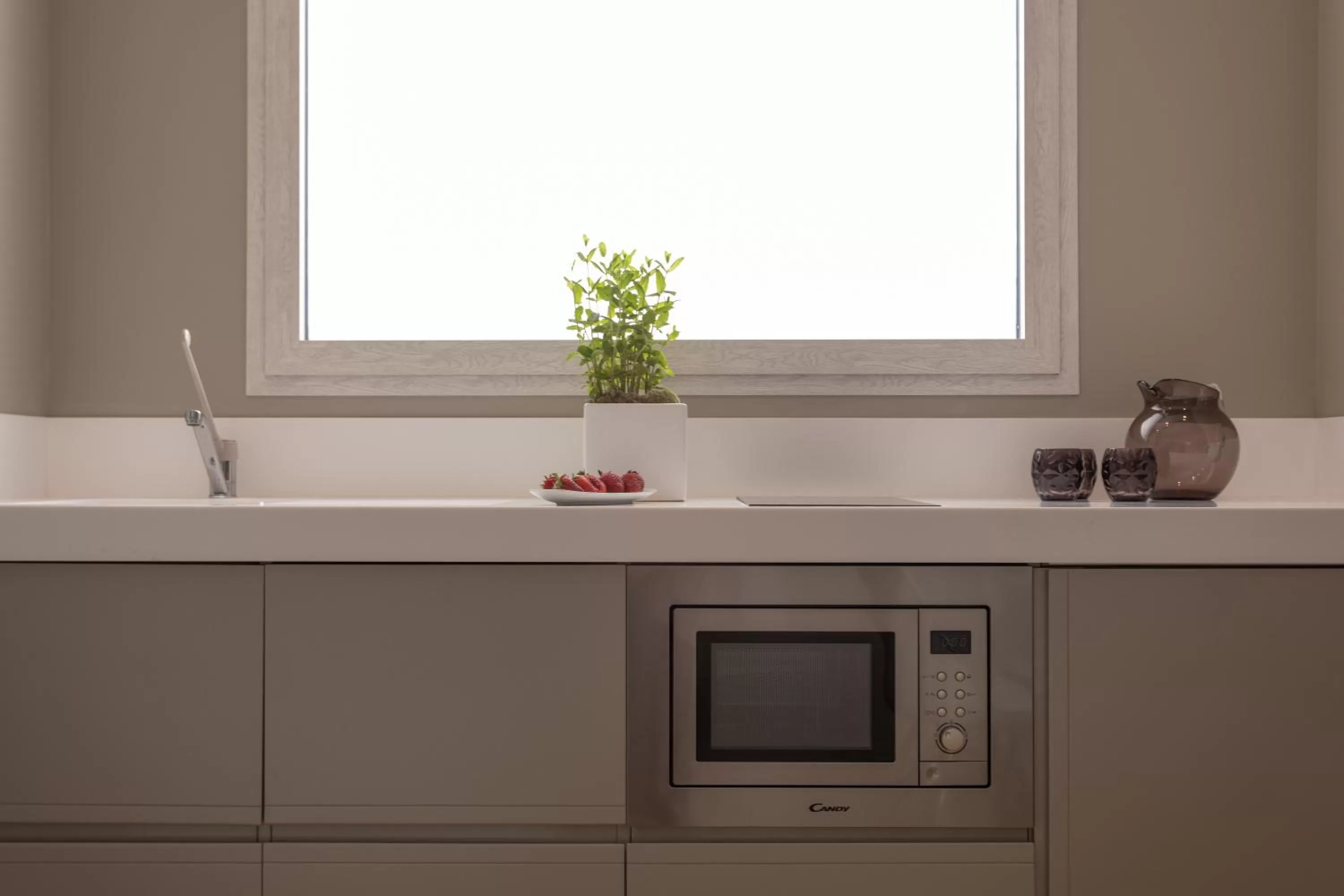 Kitchen or kitchenette in Callistos Hotel & Spa