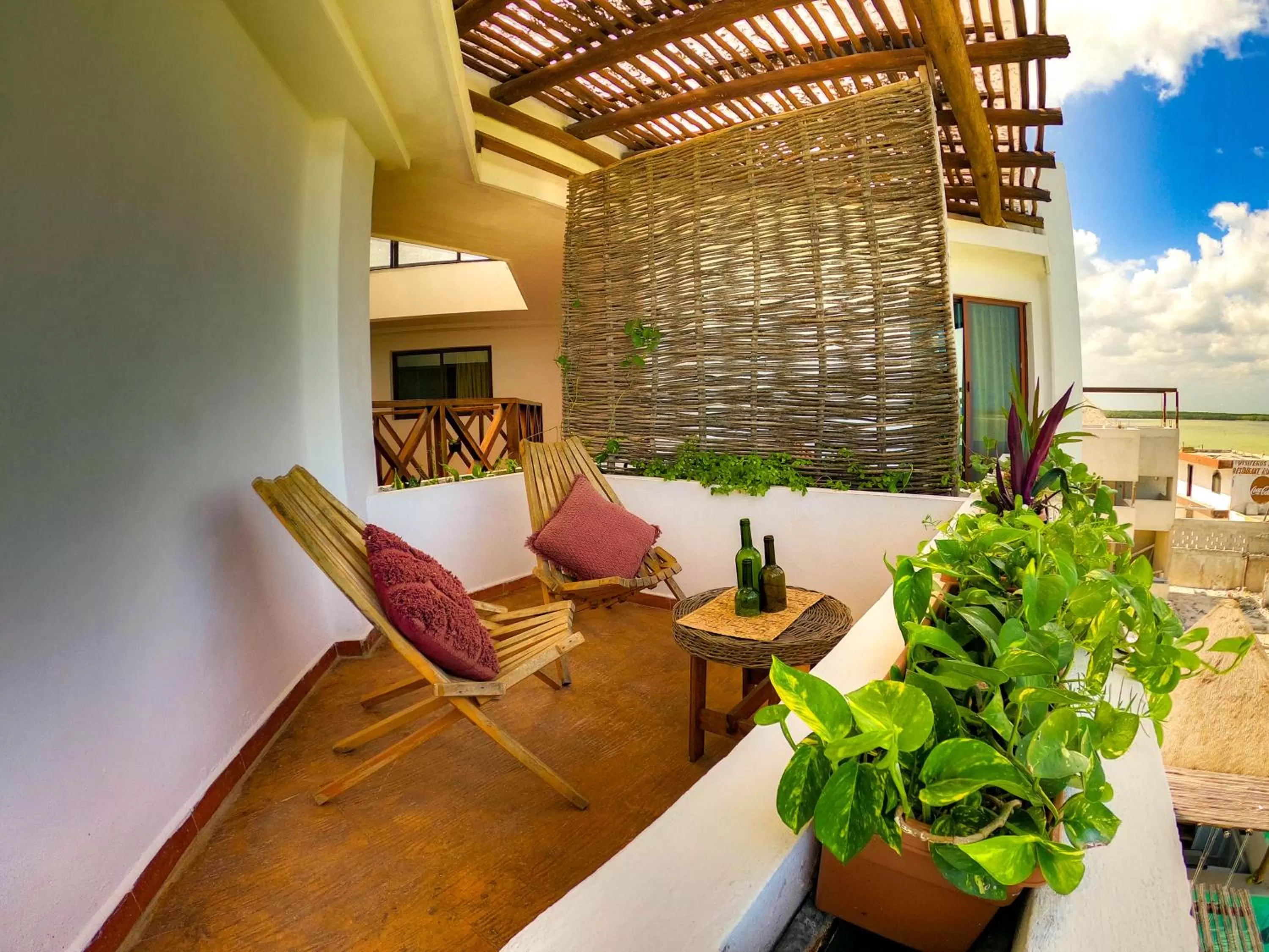 Balcony/Terrace in Hotel Rio Lagartos