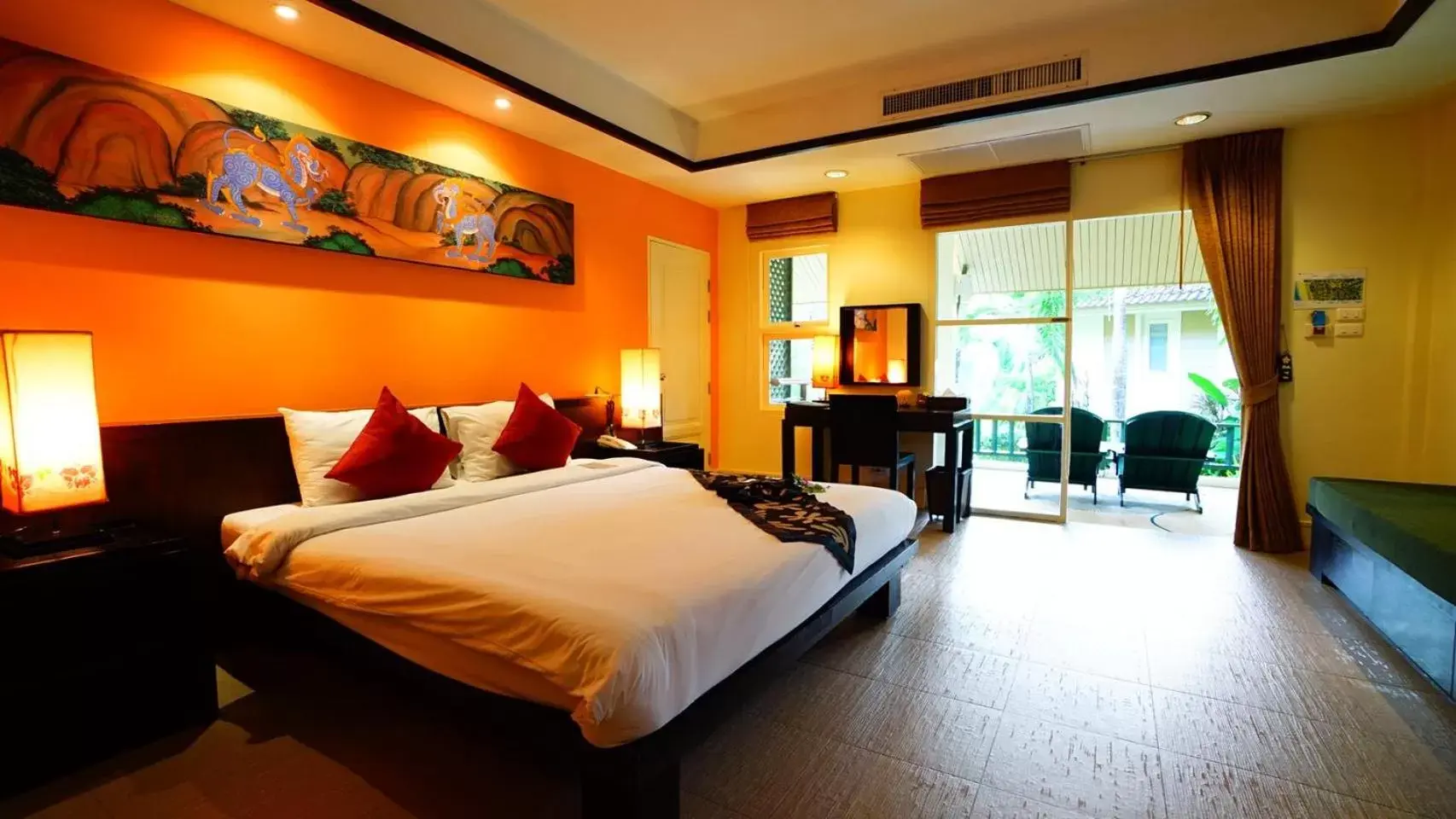 Bed in Baan Khaolak Beach Resort - SHA Plus