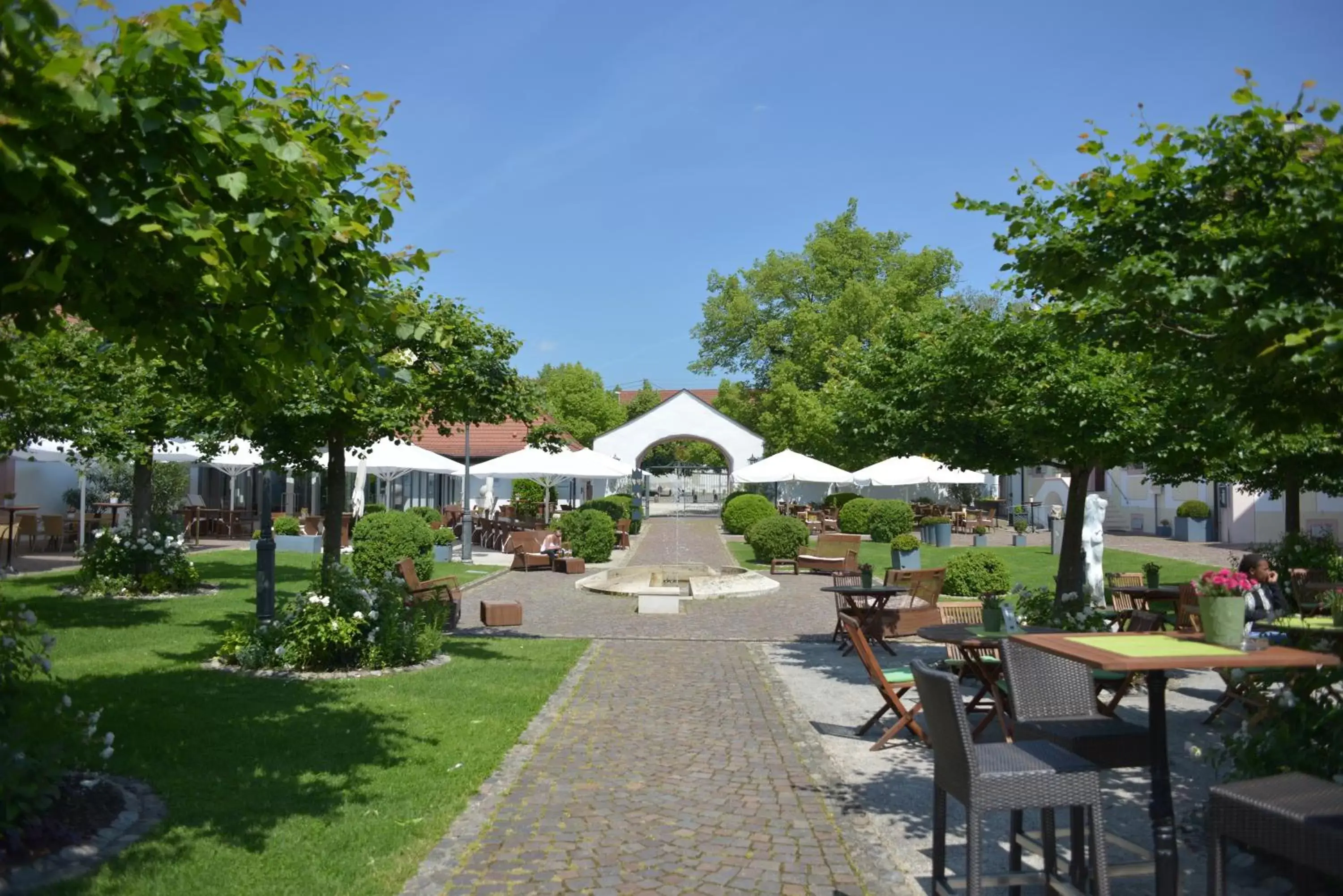 Patio in Schloss Reinach