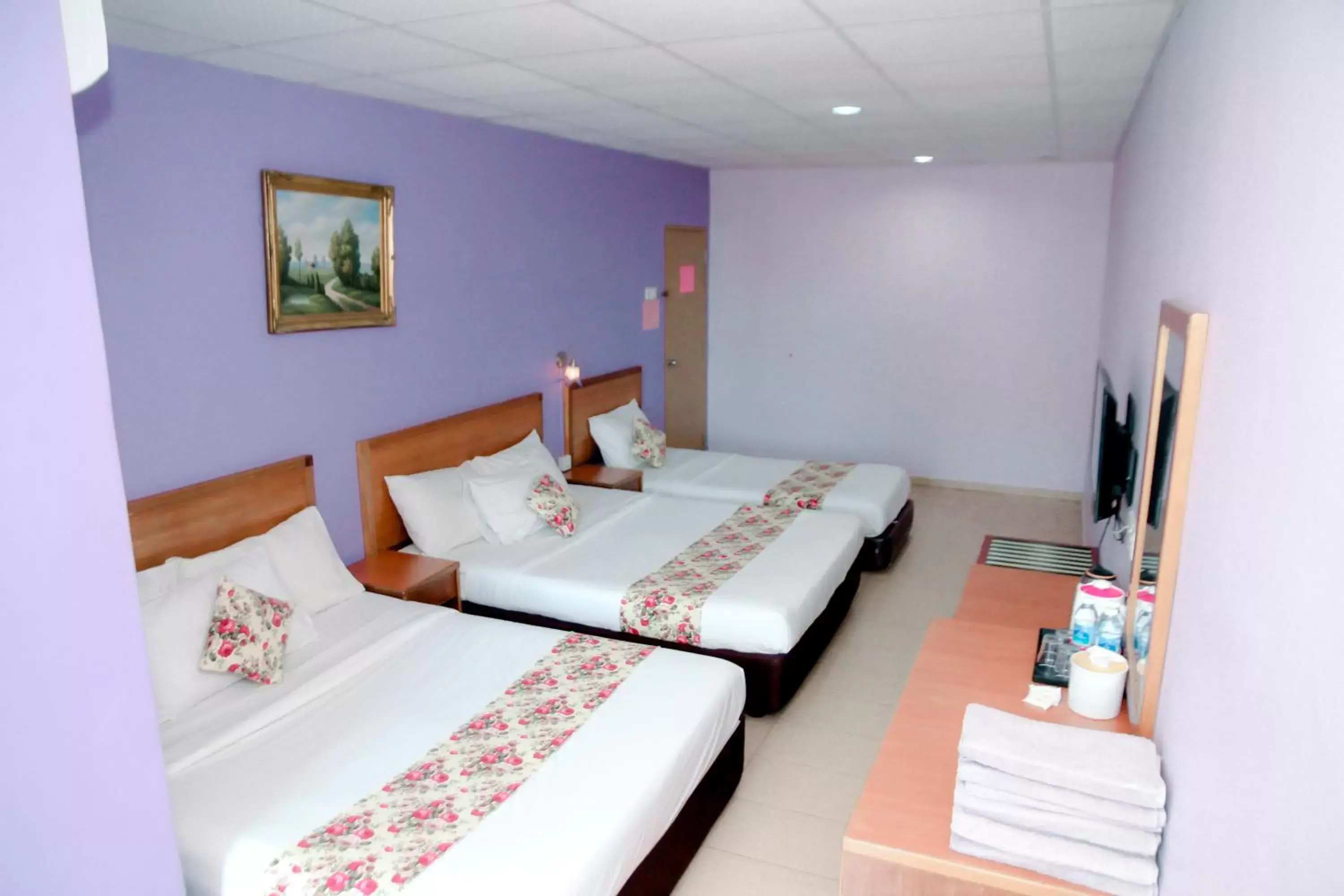 Bed in HOTEL D VIEW MERSING Bed in HOTEL D VIEW MERSING