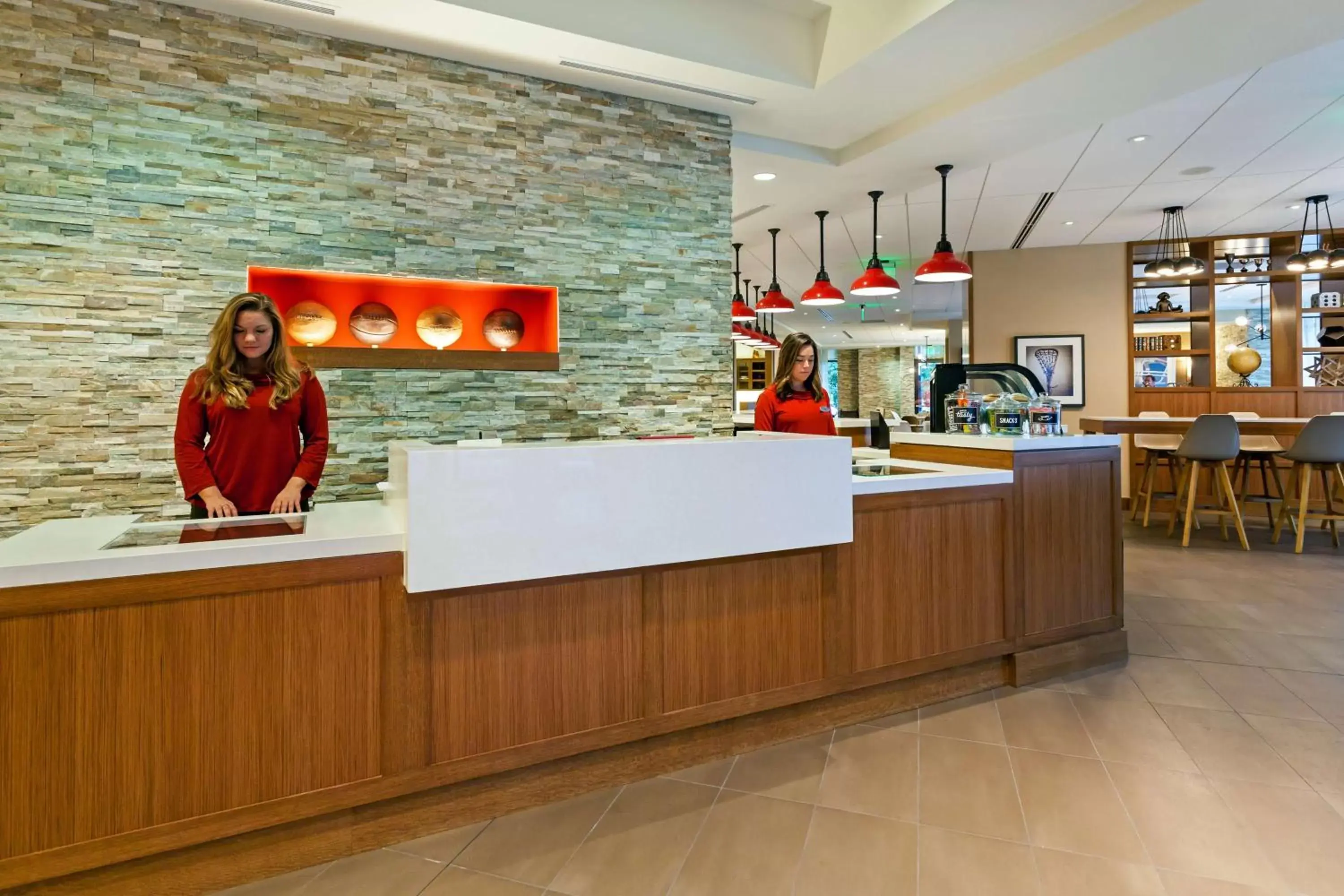 Restaurant/places to eat, Lobby/Reception in Hyatt Place Bloomington Indiana