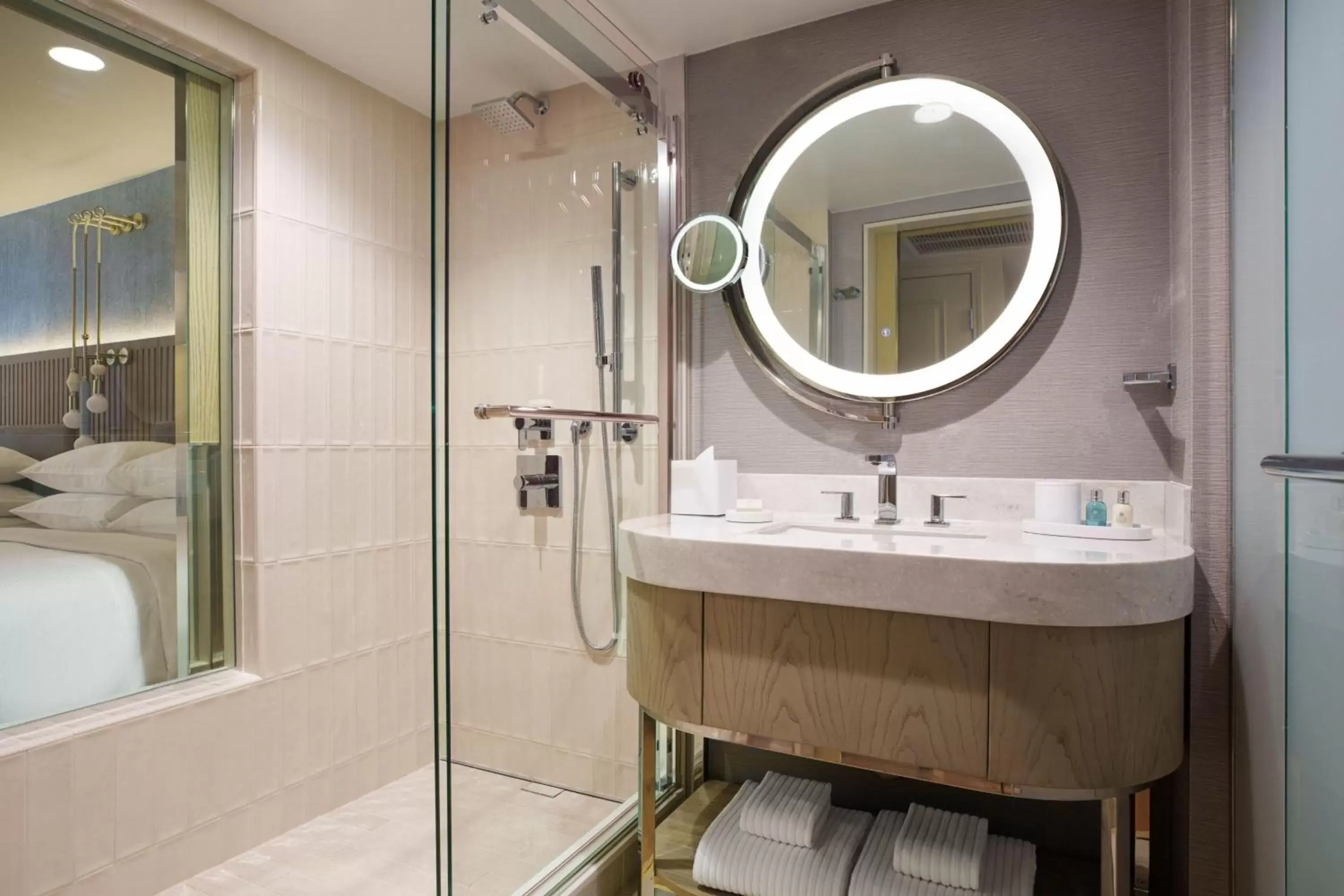 Bathroom in VEA Newport Beach, a Marriott Resort & Spa