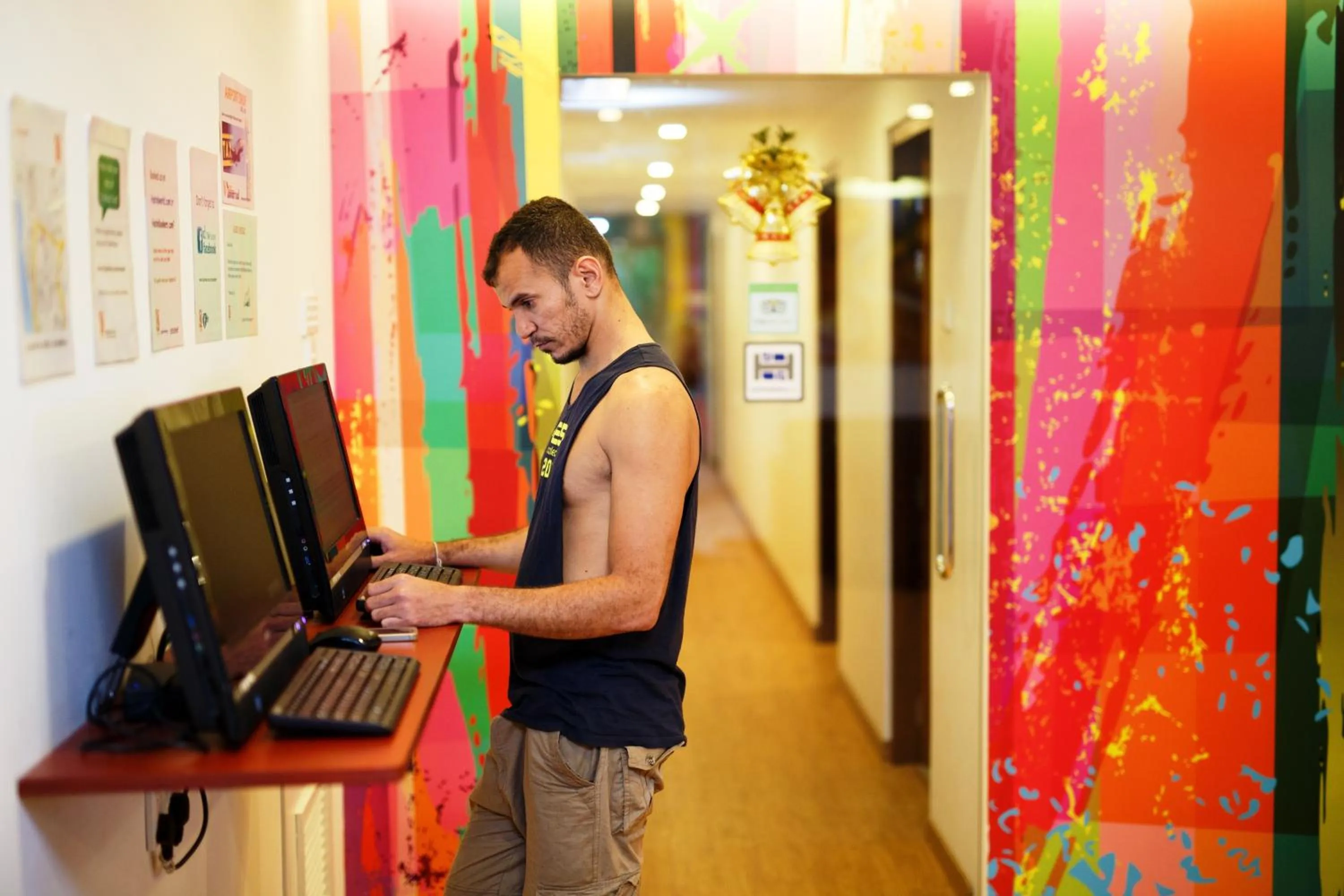 Communal lounge/ TV room in CityRest Fort