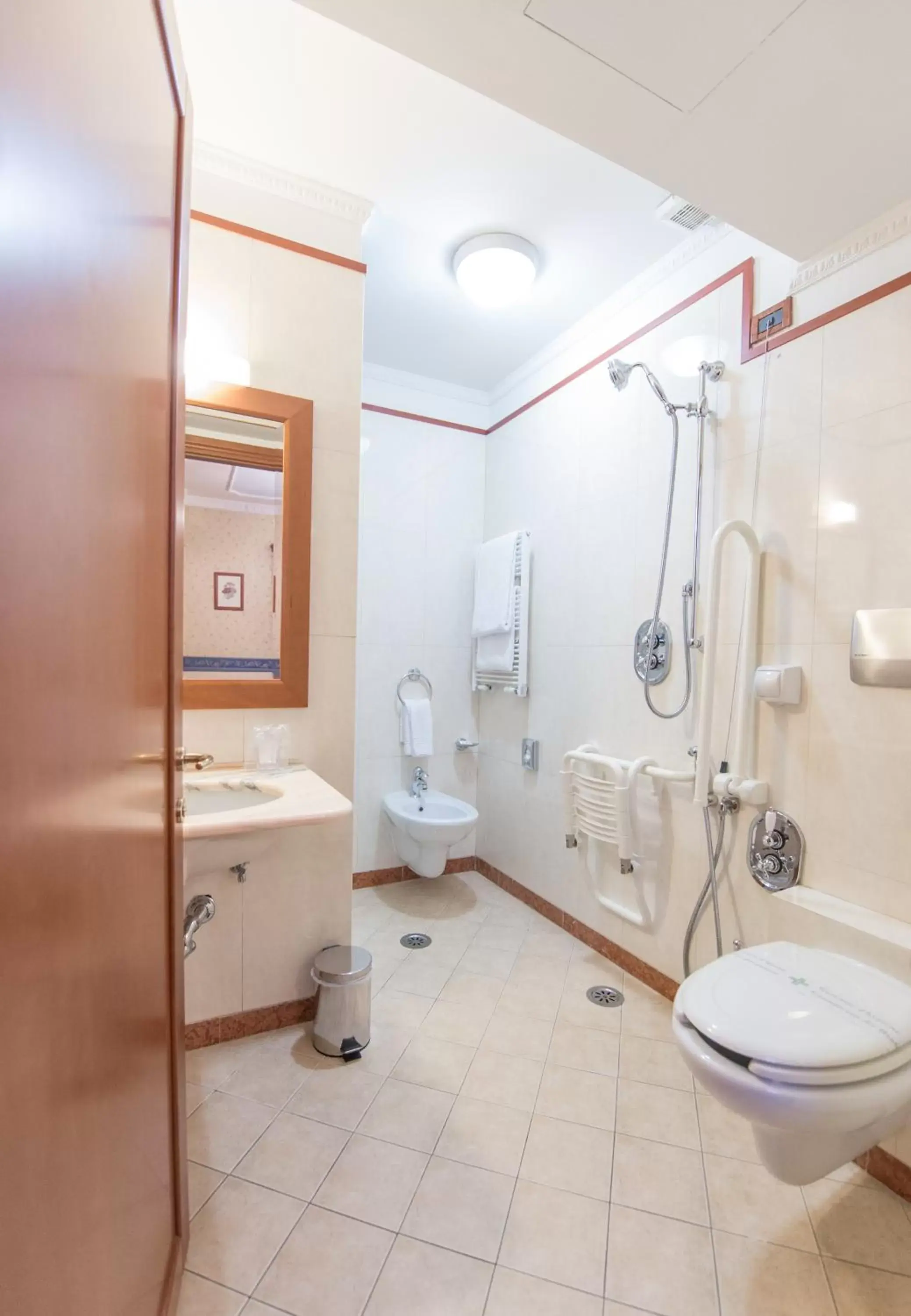 Facility for disabled guests, Bathroom in Diana Park Hotel