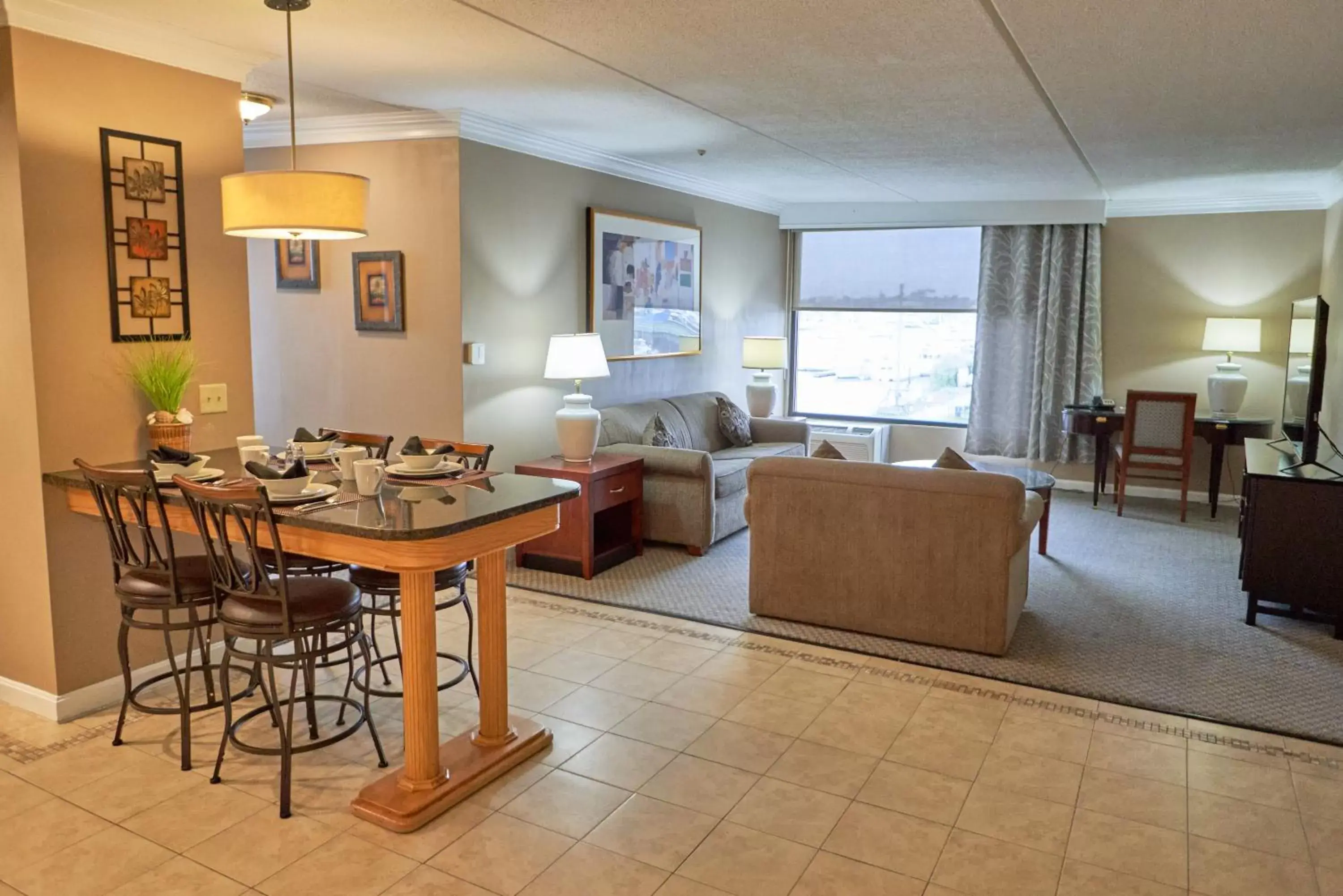 Living room in Seaport Resort and Marina