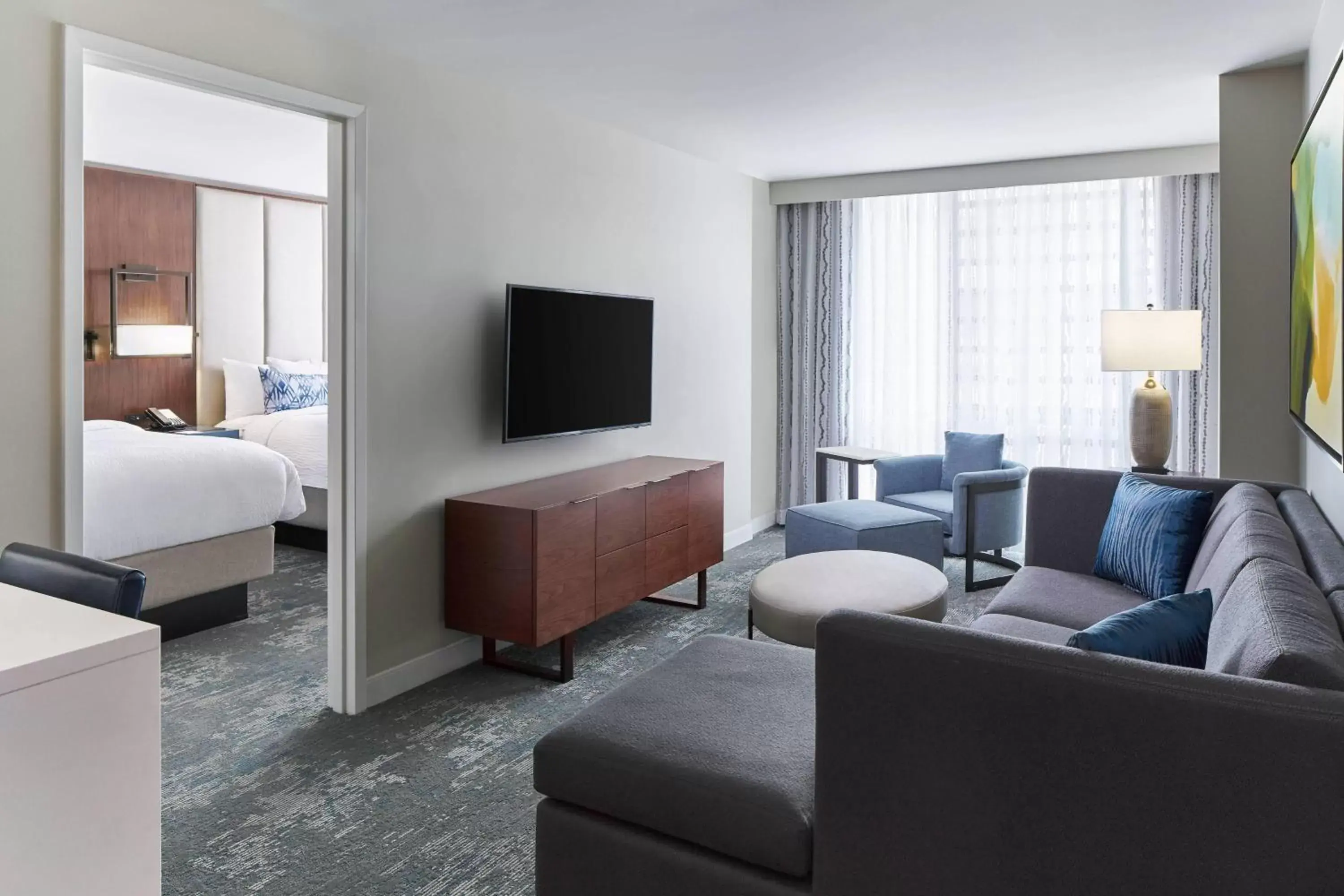 Bedroom, Seating Area in Residence Inn by Marriott Washington Downtown/Convention Center