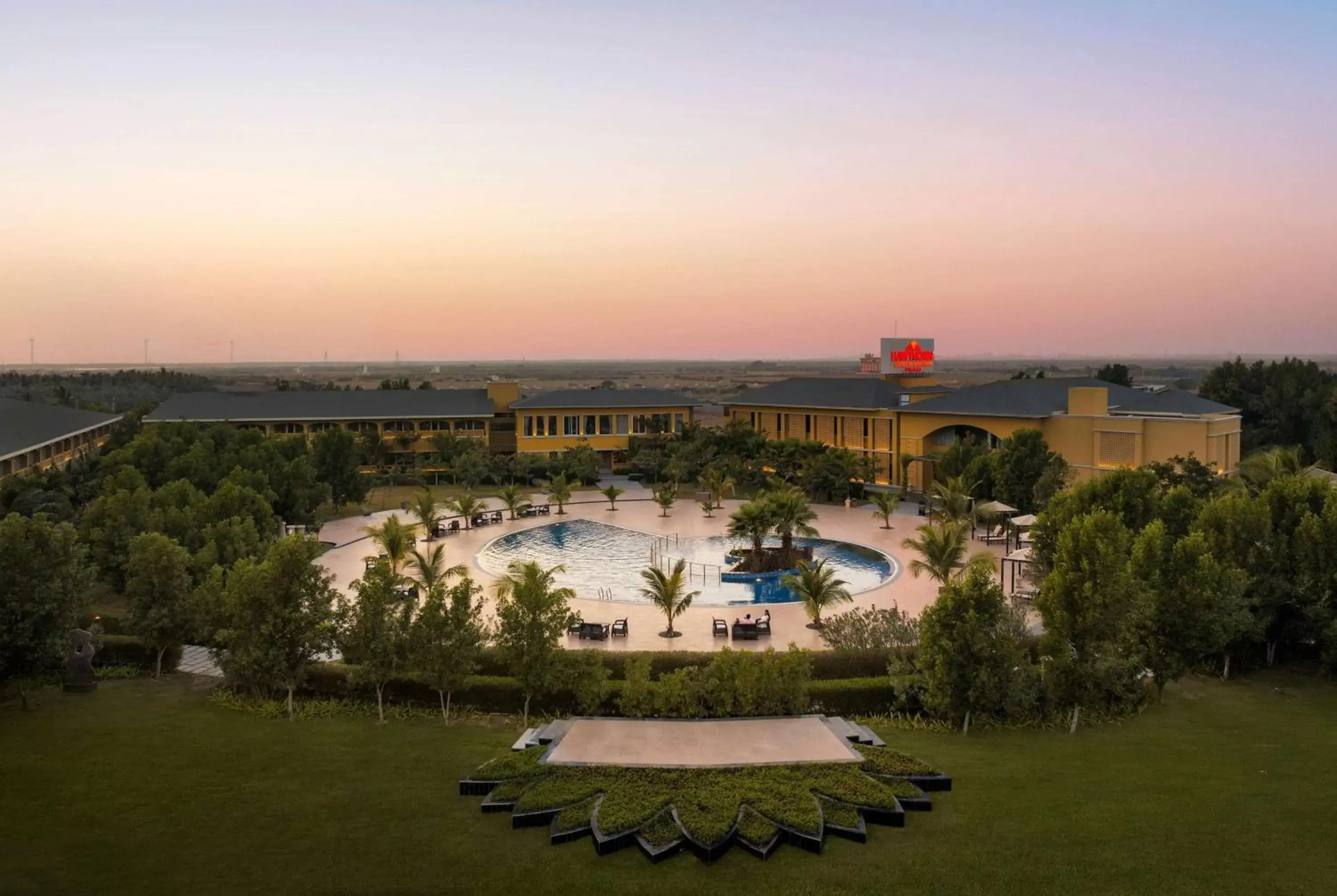 Property building in Hawthorn Suites by Wyndham Dwarka Property building in Hawthorn Suites by Wyndham Dwarka