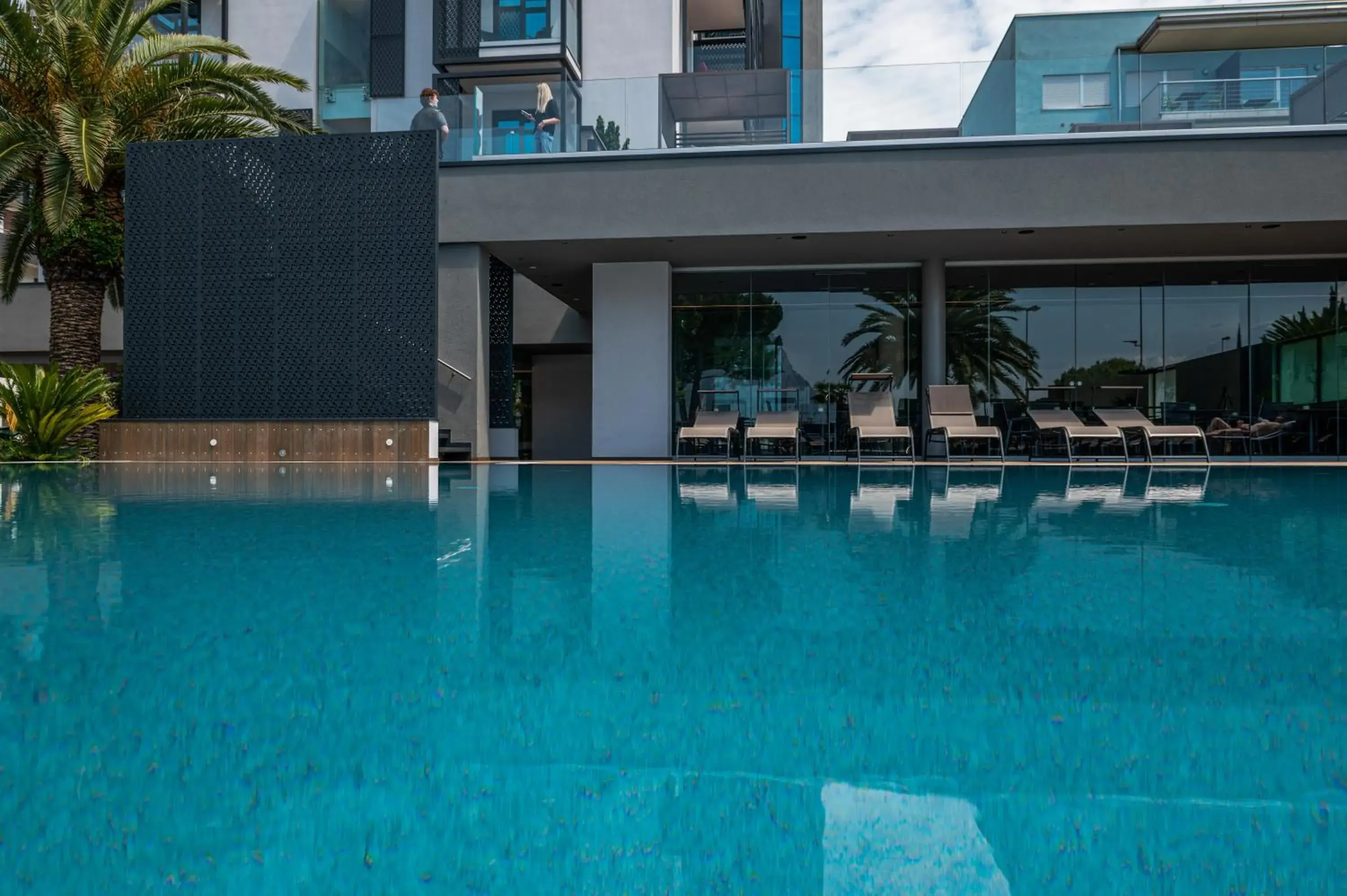 Summer, Swimming Pool in Lake Front Hotel Mirage