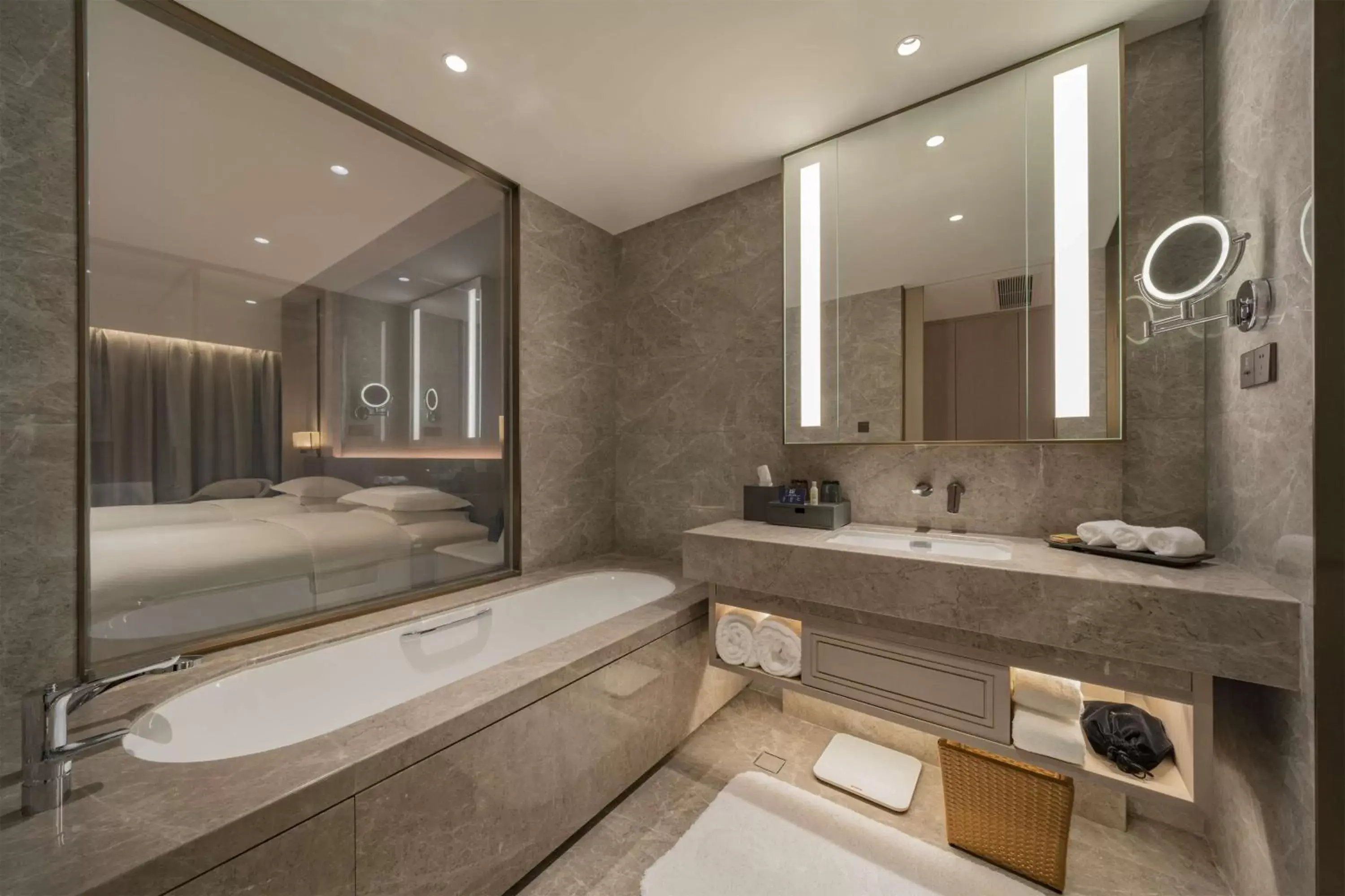 Bathroom in DoubleTree By Hilton Shenzhen Nanshan Hotel & Residences