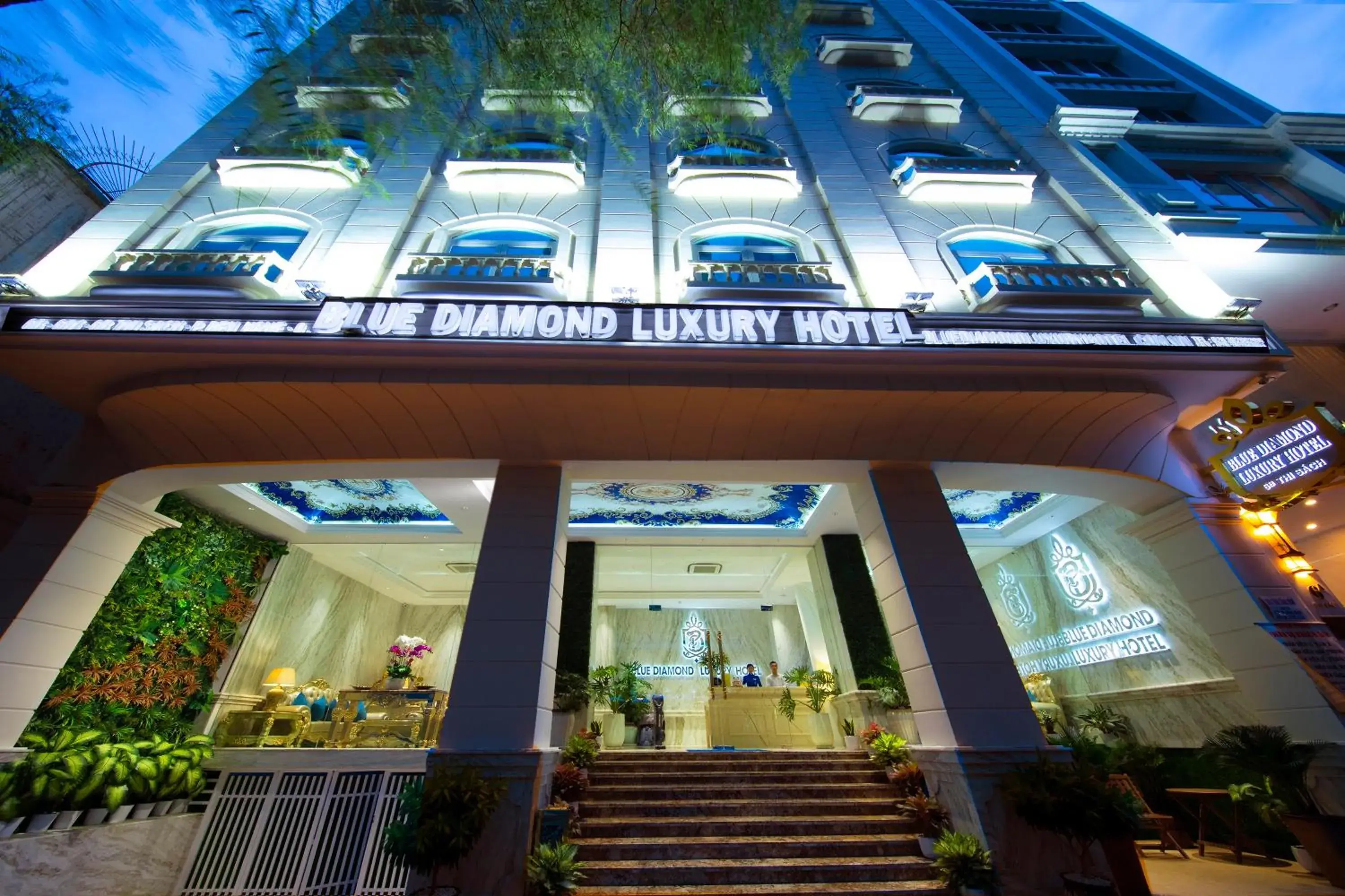 Property building in Blue Diamond Luxury Hotel