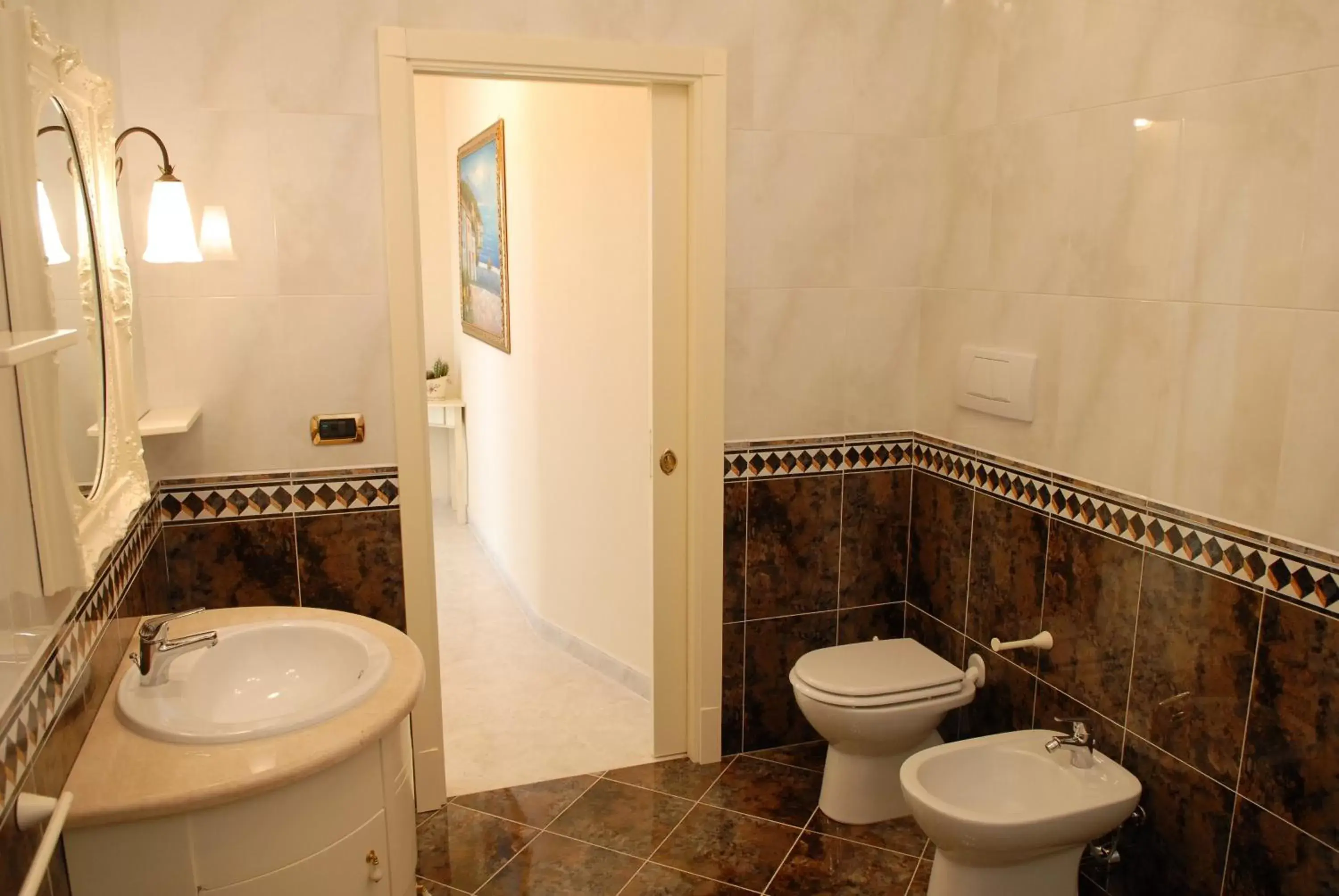 Toilet, Bathroom in Villa Caramia