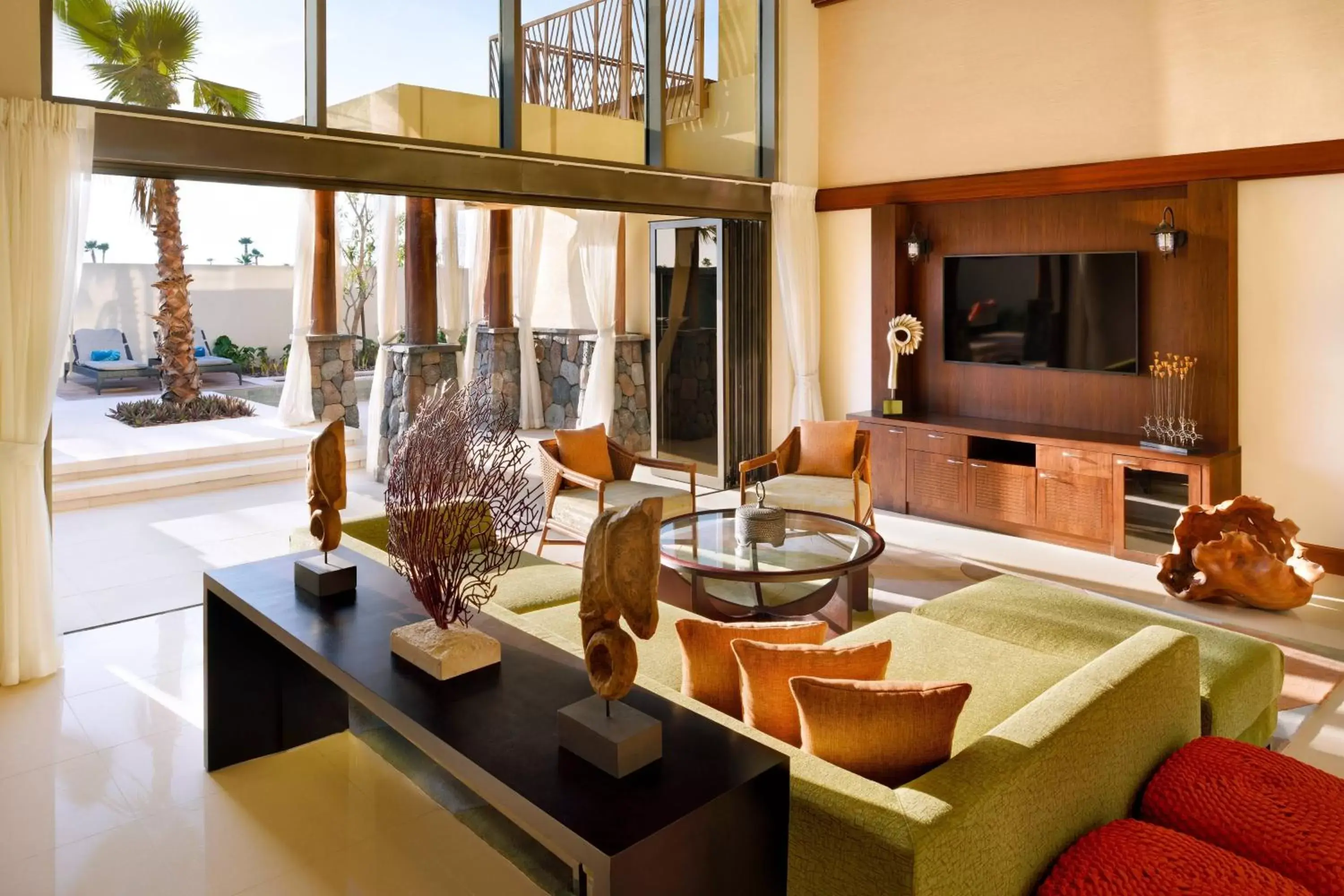 Living room, Seating Area in Lapita, Dubai Parks and Resorts, Autograph Collection