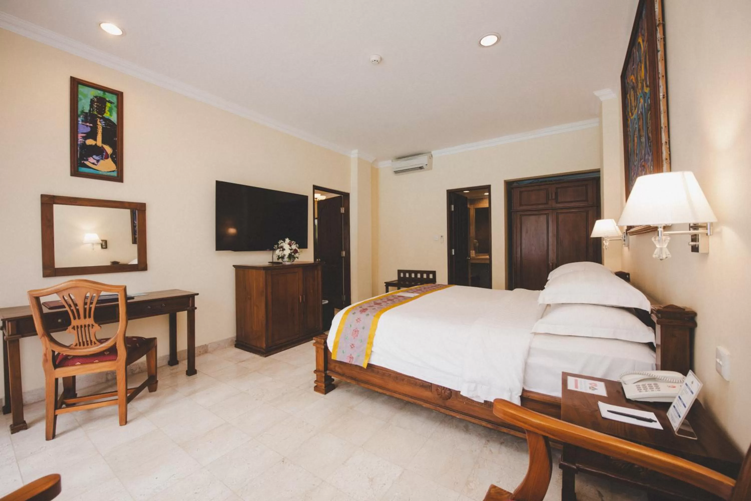 Bed in Hotel Kumala Pantai