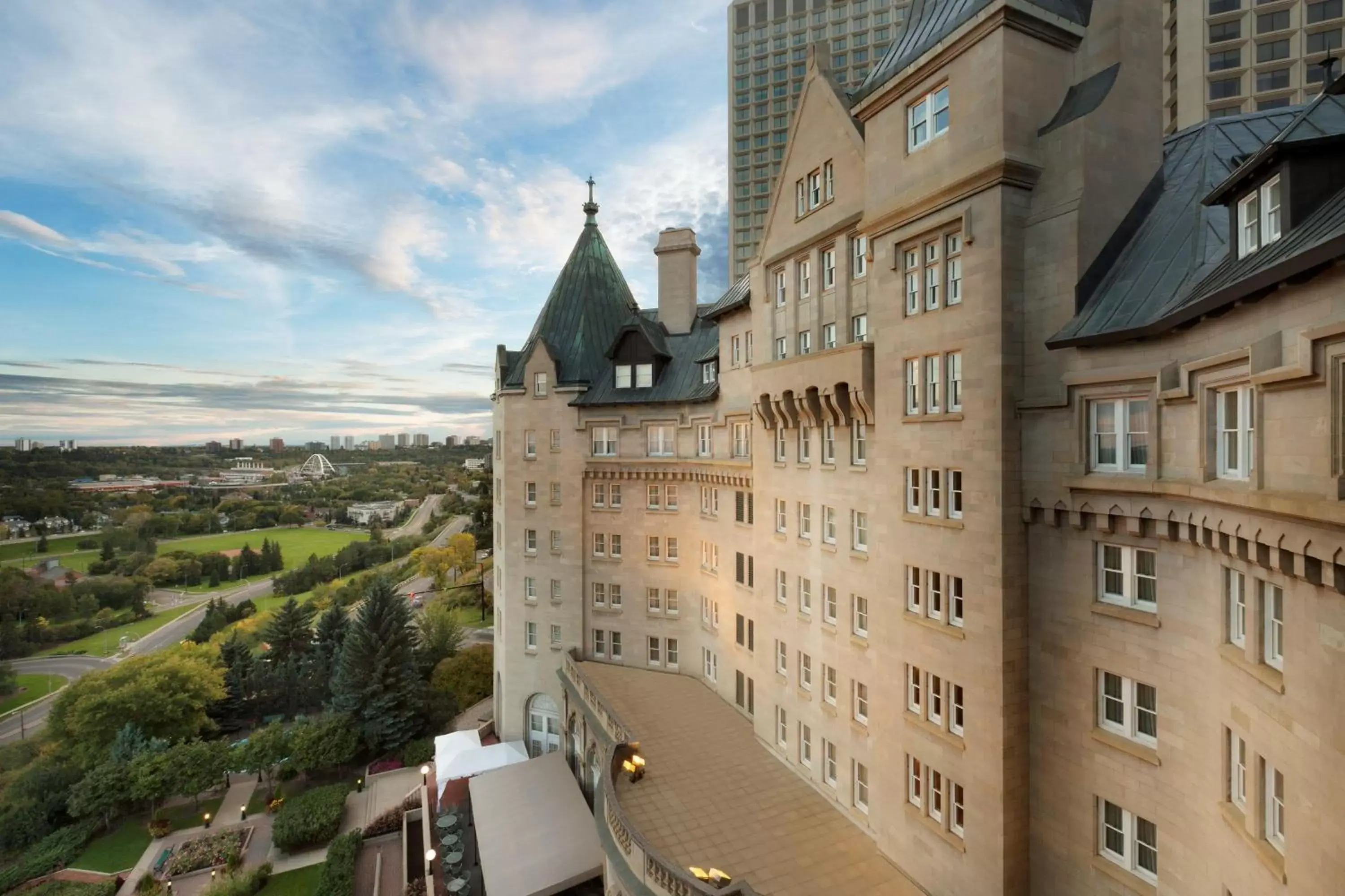 Bird's eye view in Fairmont Hotel Macdonald