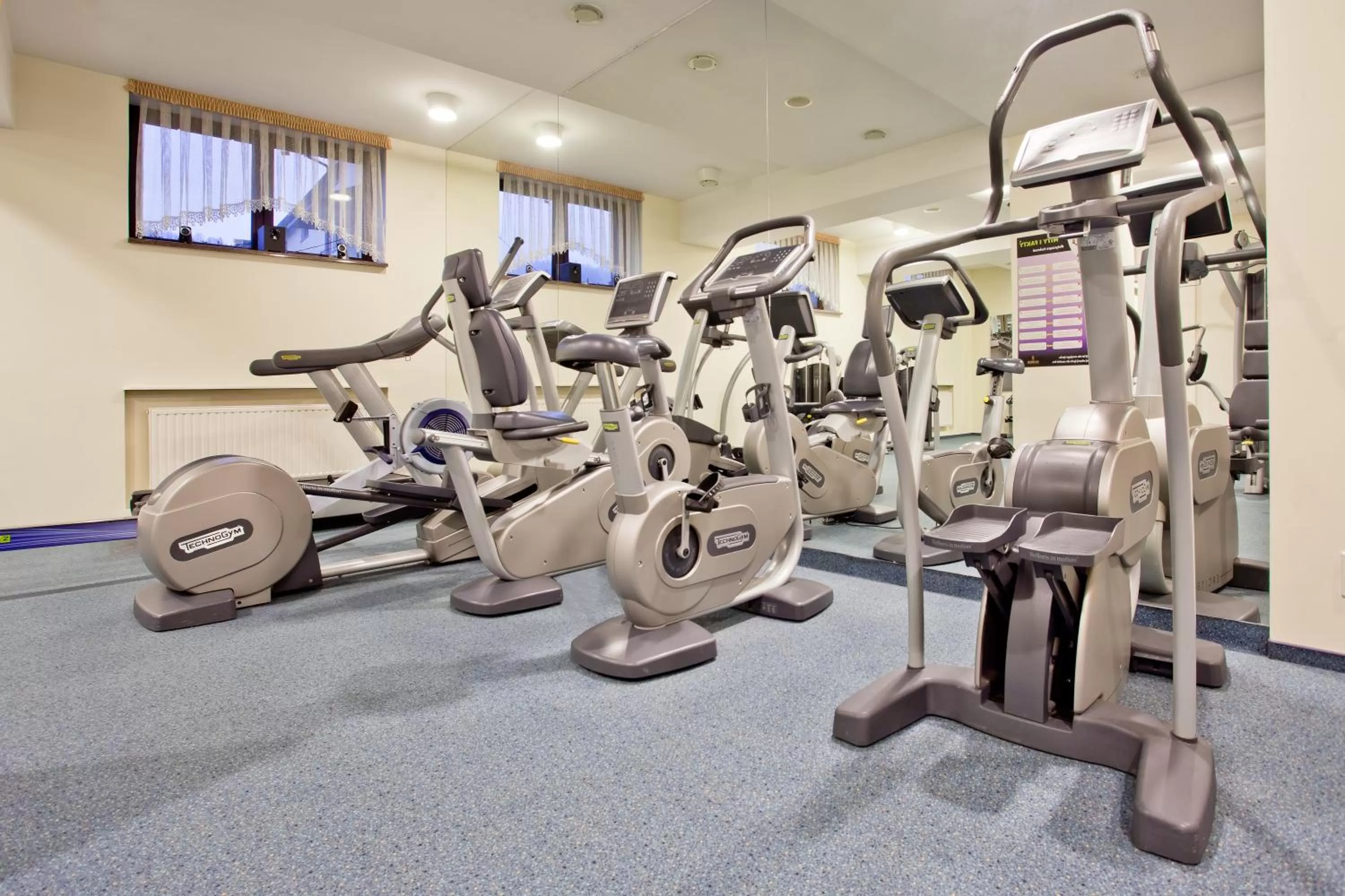 Fitness centre/facilities in Hotel Klimek Spa