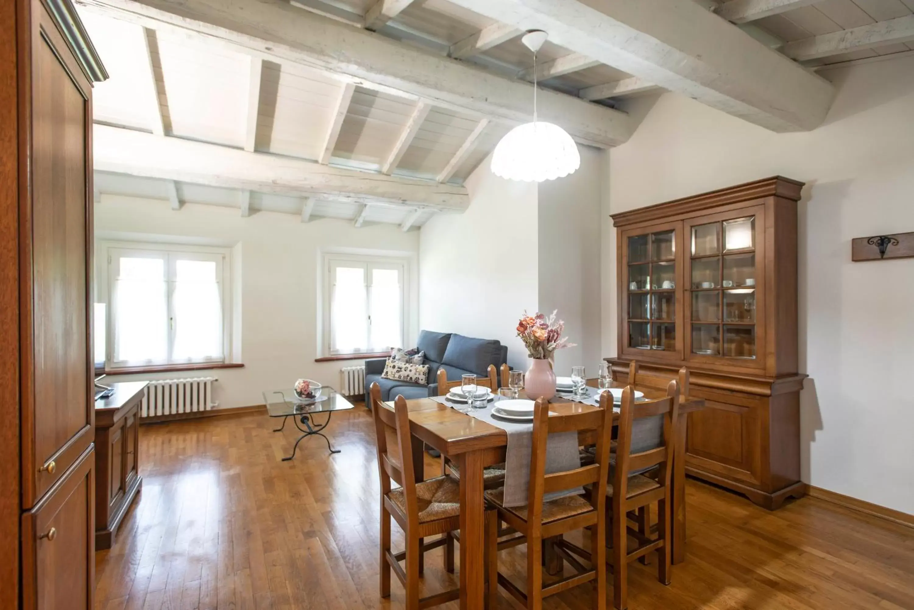 Living room, Dining Area in Residence Antico Borgo