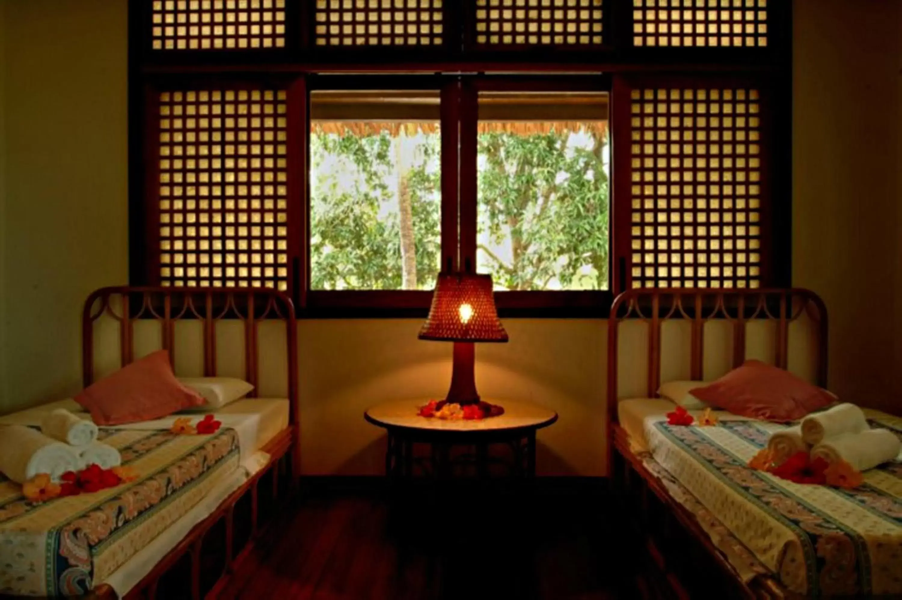 Photo of the whole room, Bed in Badian Island Wellness Resort