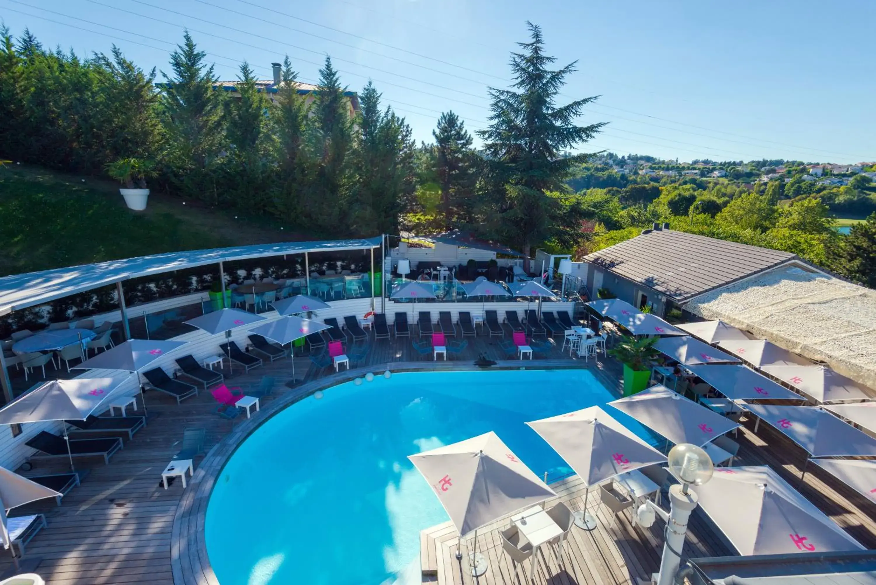 Swimming pool, Pool View in Hotel Du Golf