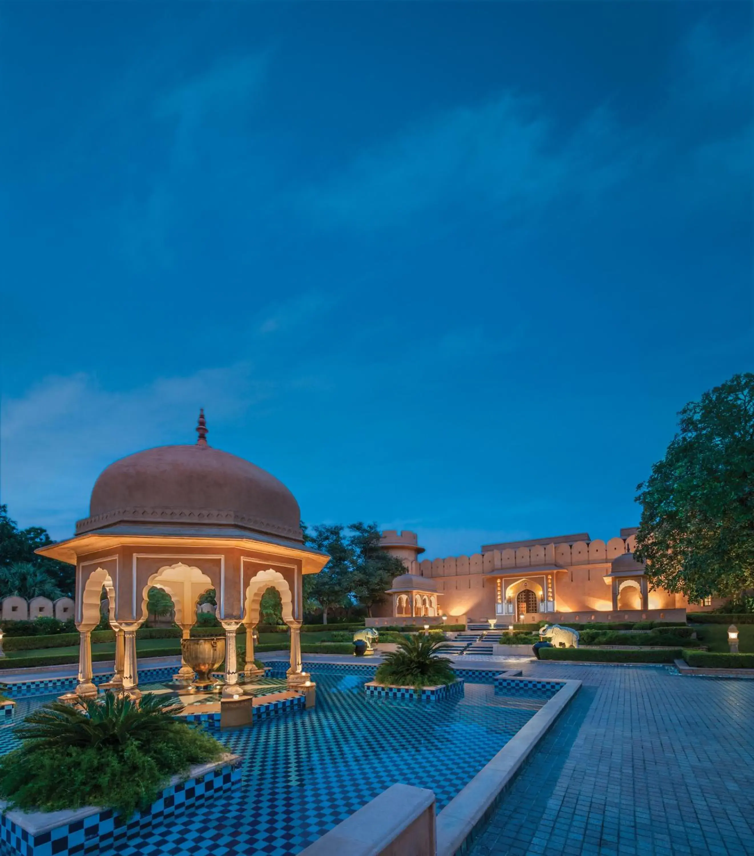 Facade/entrance in The Oberoi Rajvilas Jaipur Facade/entrance in The Oberoi Rajvilas Jaipur