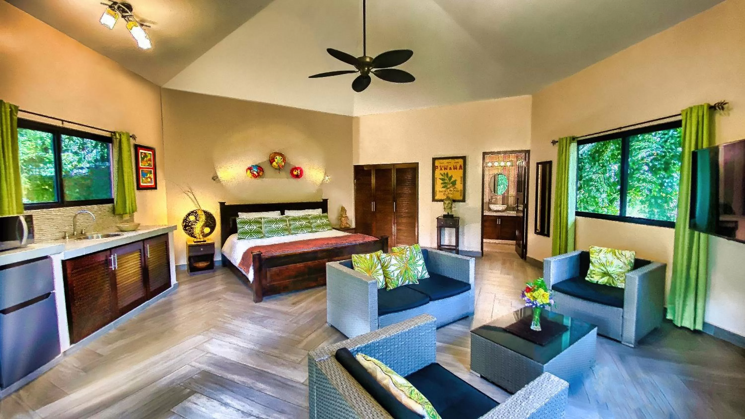 Patio, Seating Area in Boquete Garden Inn