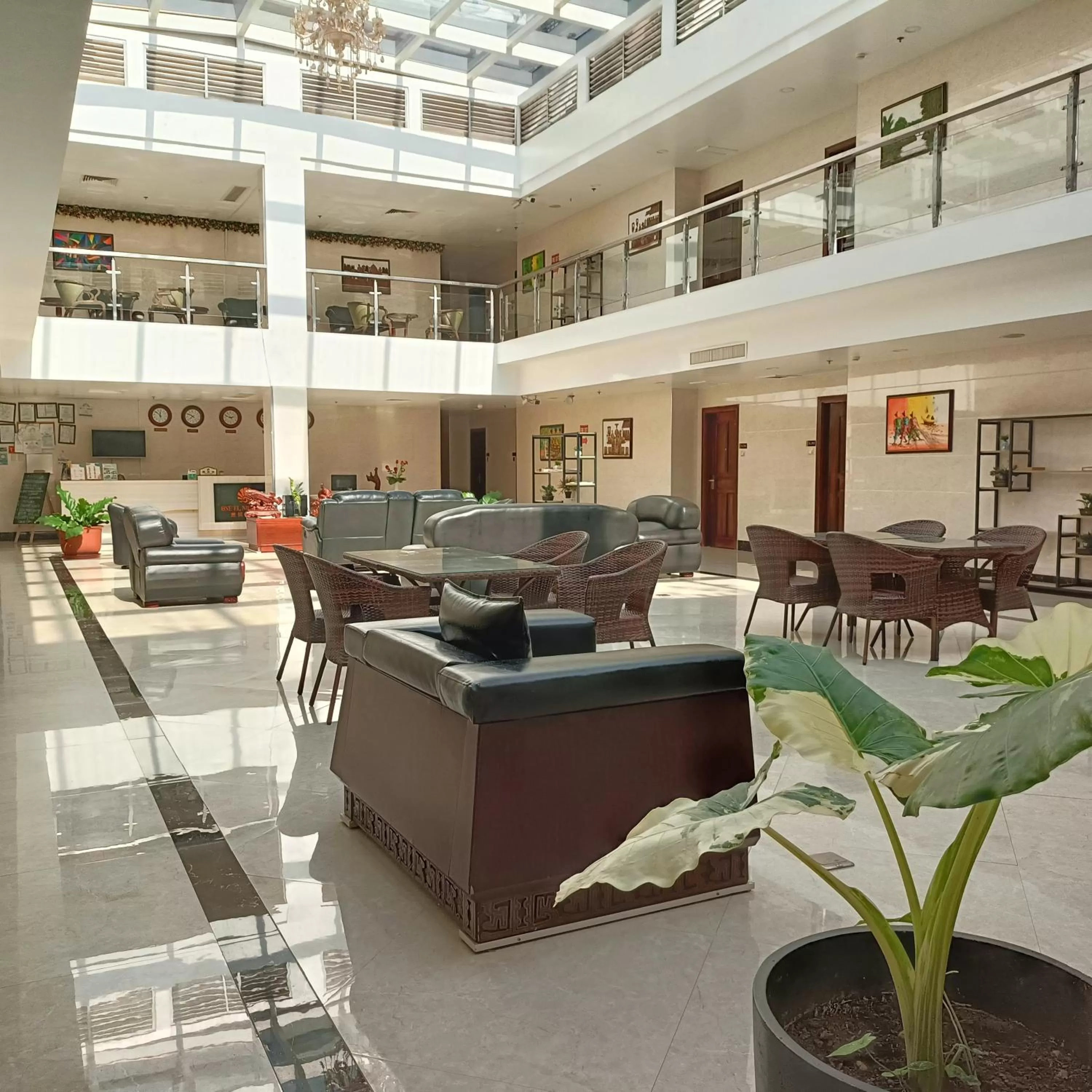 Living room in One El Nido Suite