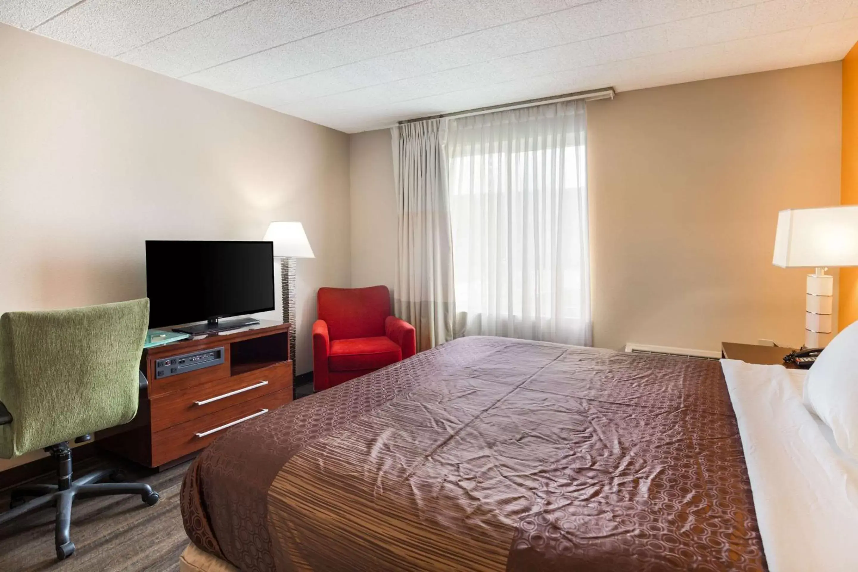 Photo of the whole room, Bed in Rodeway Inn & Suites Stroudsburg - Poconos
