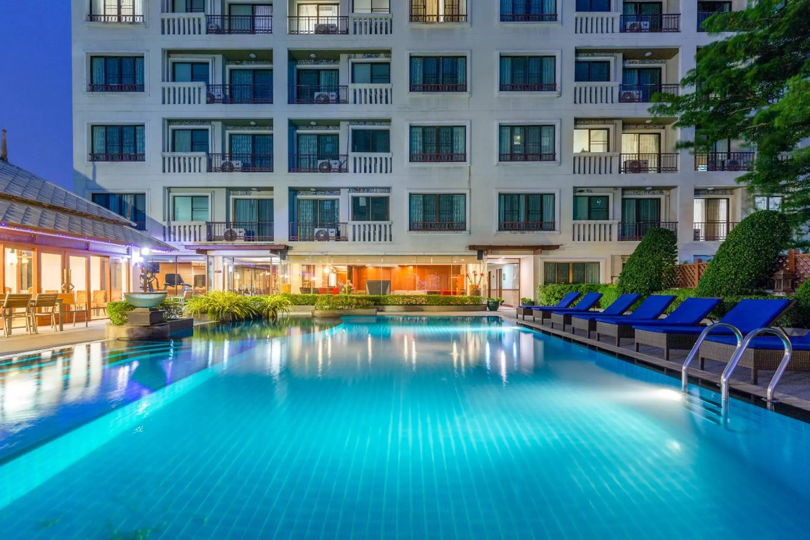 Property building, Swimming Pool in Lasalle Suites Hotel & Residence