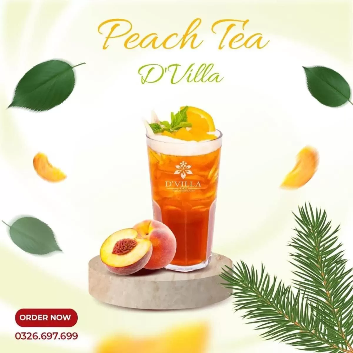 Drinks in D'Villa Hotel - Homestay