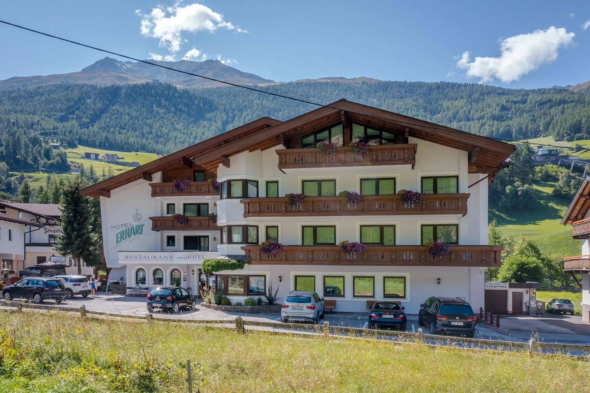 Property building in Hotel Erhart Sölden