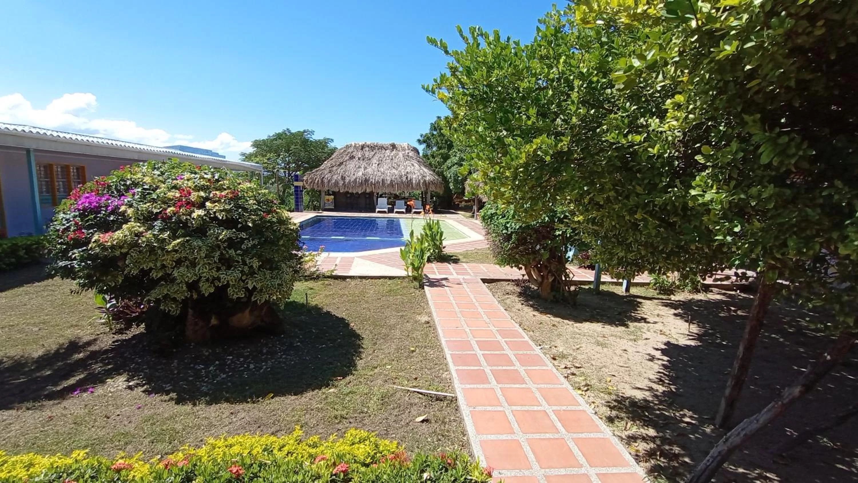 Garden view, Swimming Pool in Hotel Brisas De Neguanje