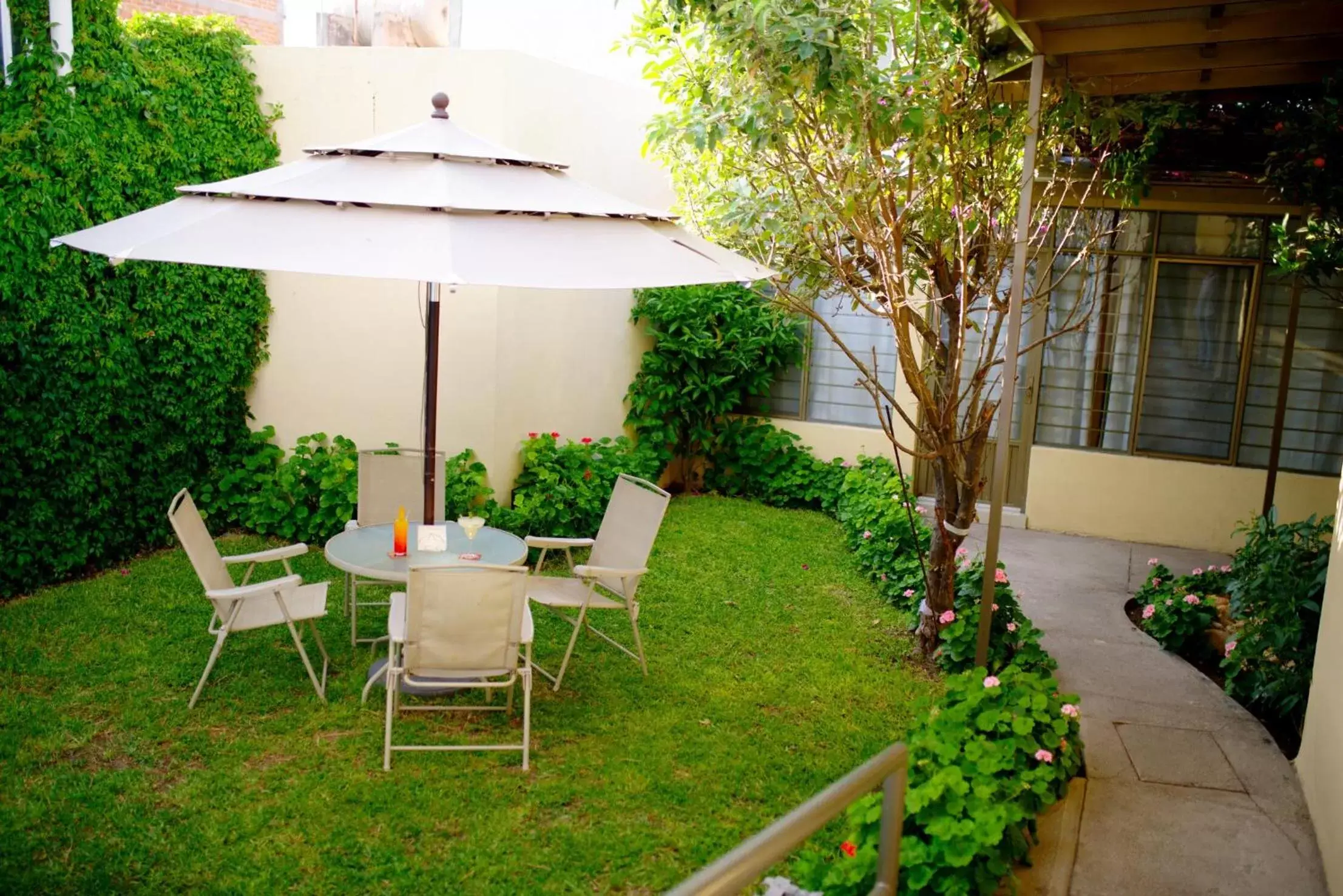 Patio in Hotel Elizabeth Central