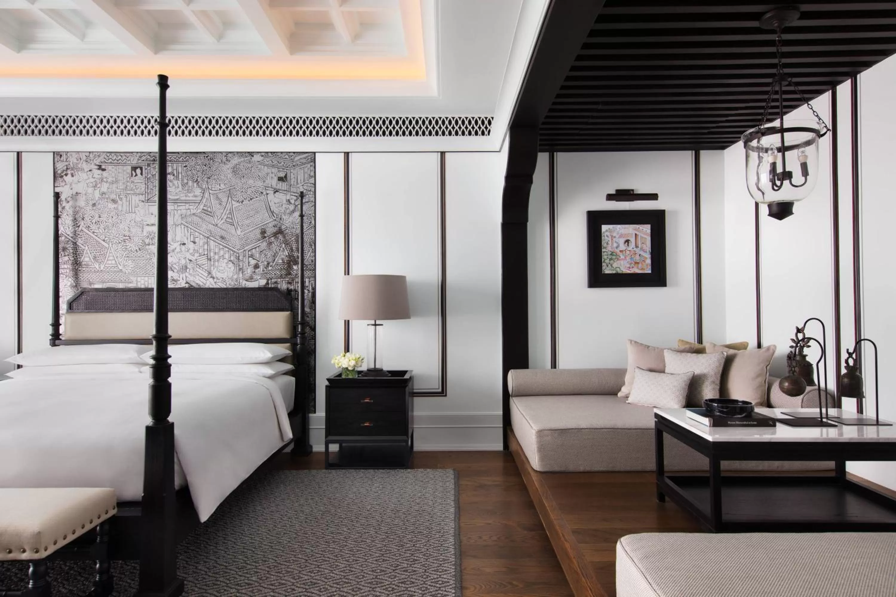 Bedroom, Bed in Bangkok Marriott Hotel The Surawongse