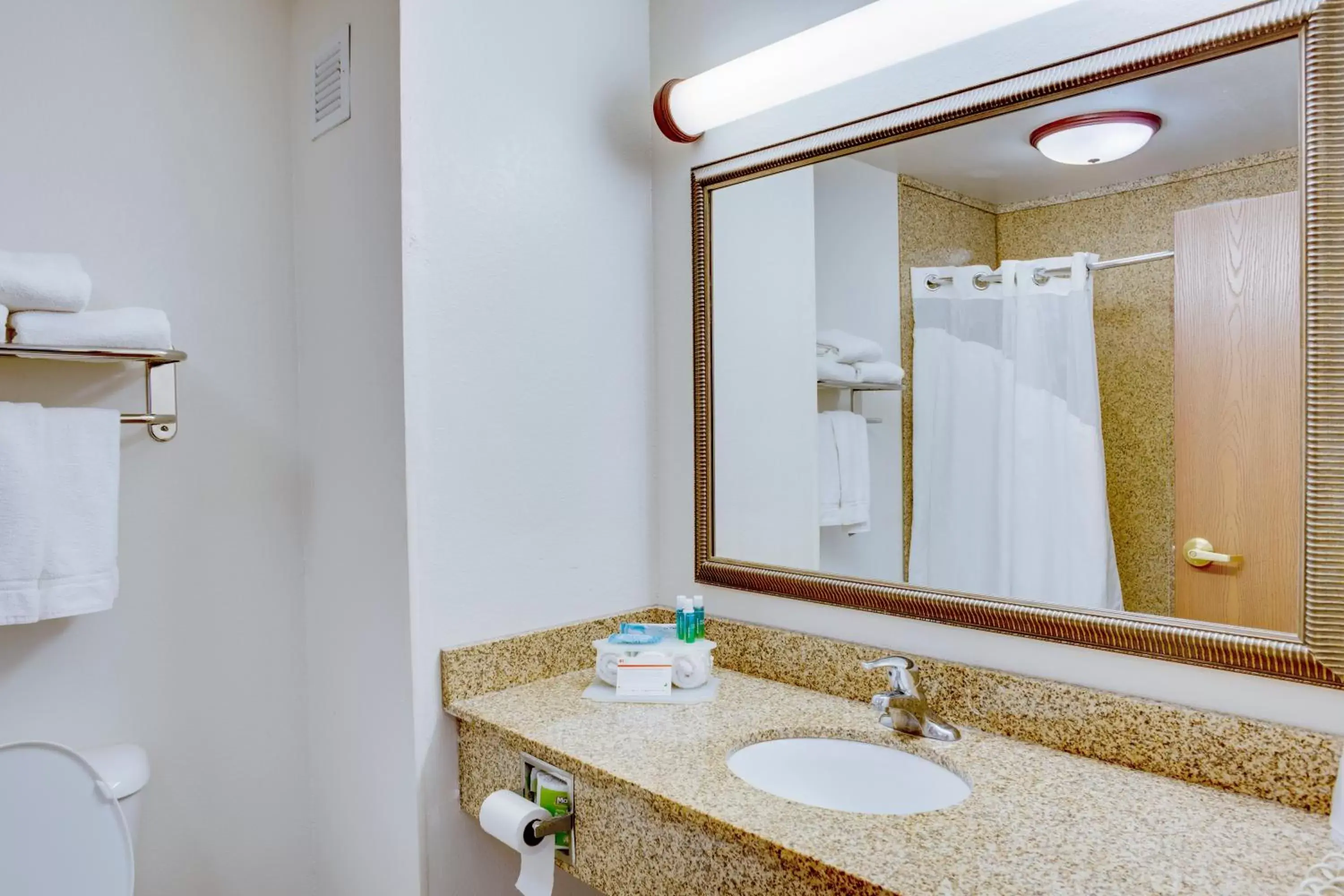 Bathroom in Holiday Inn Express Hotel & Suites Oklahoma City-Bethany, an IHG Hotel