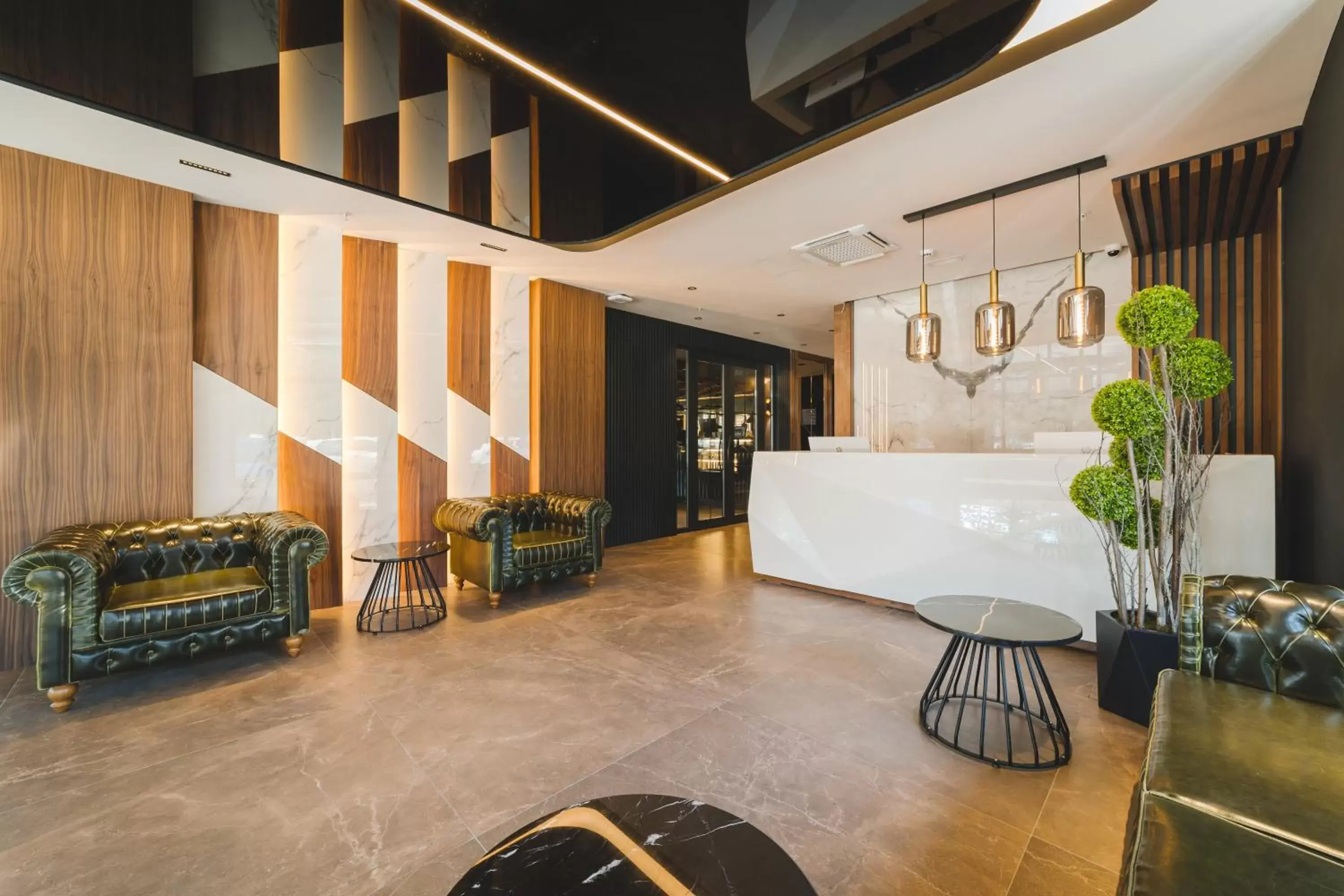 Lobby or reception in Bristol Hotel Podgorica Lobby or reception in Bristol Hotel Podgorica